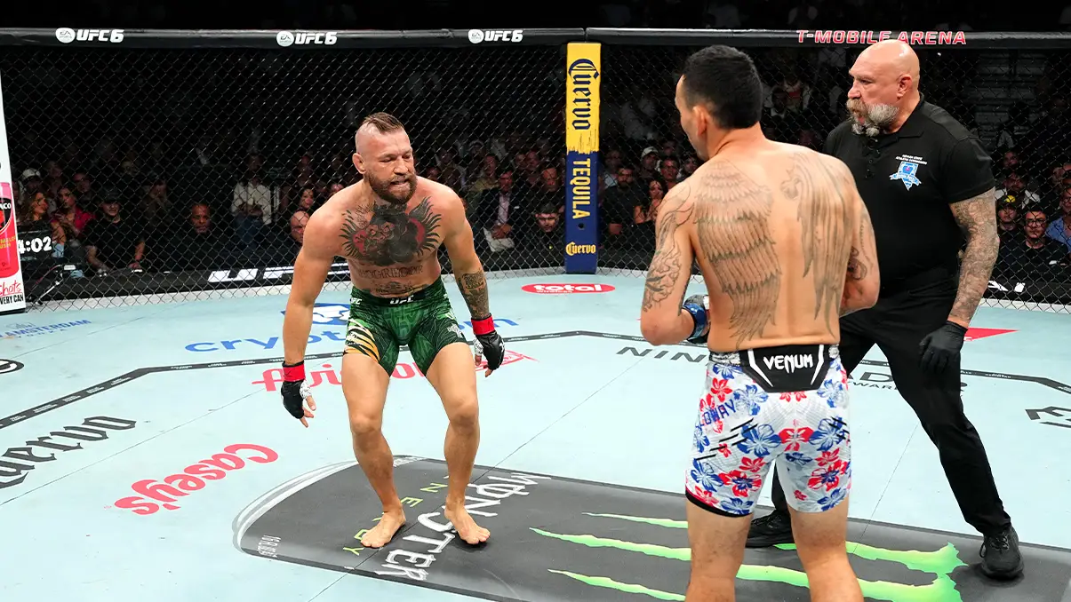 Conor McGregor publicly responds to knee injury conspiracy theory after UFC 329