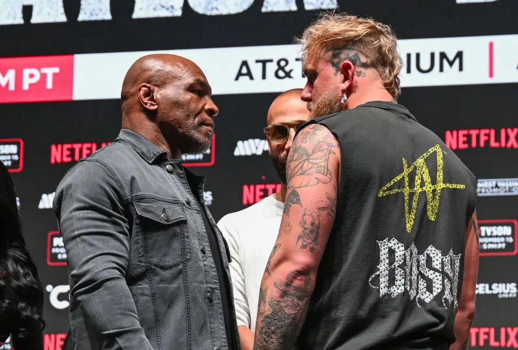 Jake Paul and Mike Tyson will fight inside the AT&T Stadium (Image: Getty)