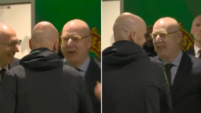 Erik ten Hag caught sharing awkward moment with Manchester United owner Avram Glazer