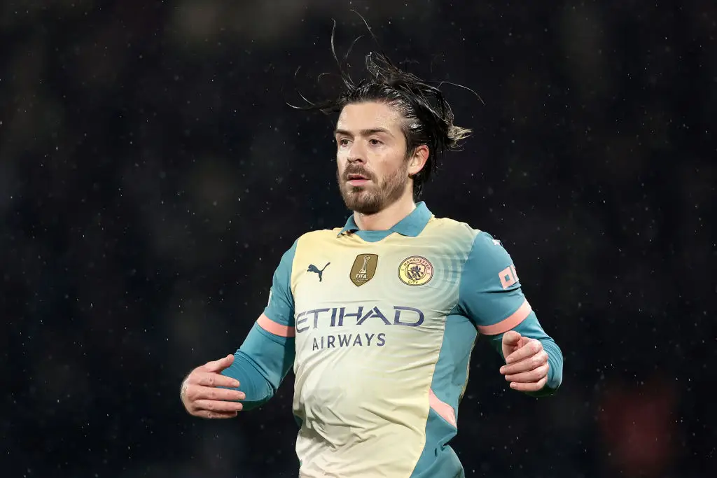 Jack Grealish in action for Man City against PSG (Image: Getty)