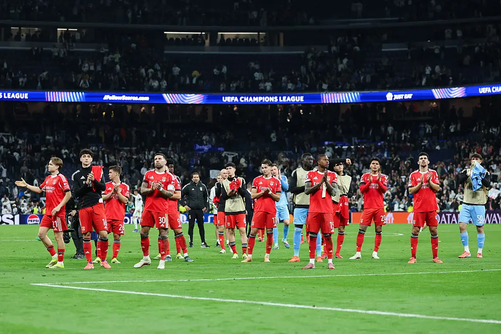 Benfica were eliminated by Real Madrid (Credit:Getty)