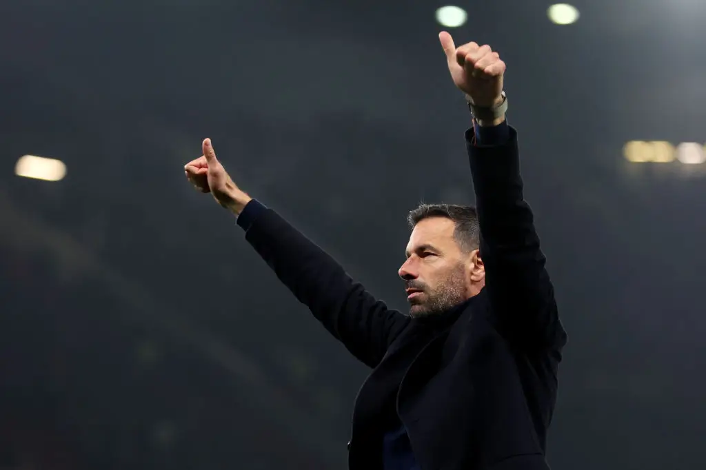 Ruud van Nistelrooy took charge of Man United this evening (Credit:Getty)