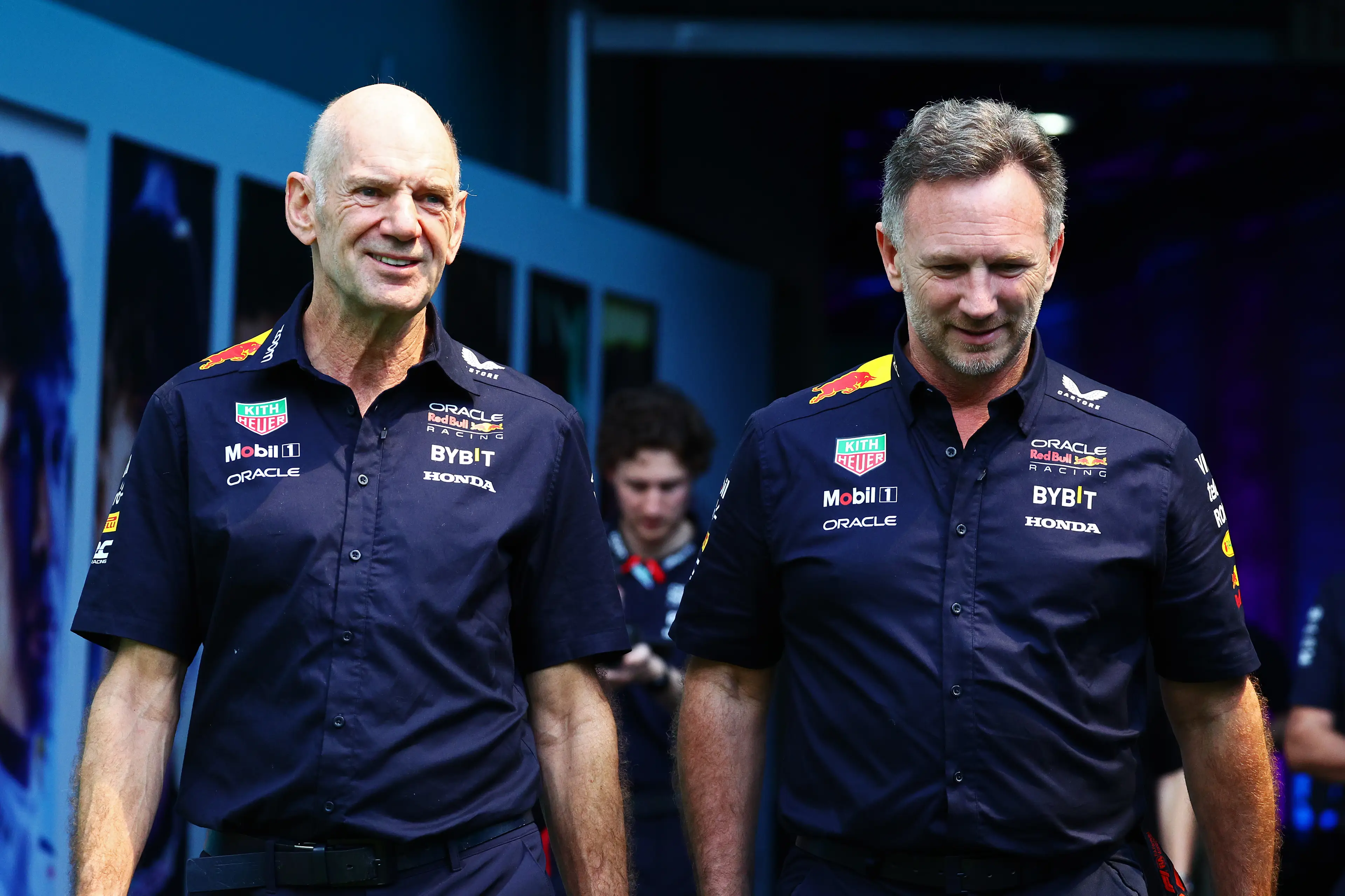 Adrian Newey and Christian Horner (Image: Getty)