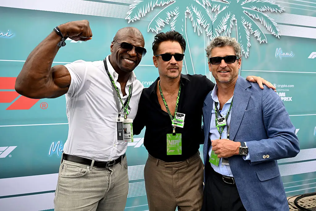 There are always famous faces at the Miami Grand Prix, Terry Crews, Colin Farrell and Patrick Dempsey were all spotted at this years race