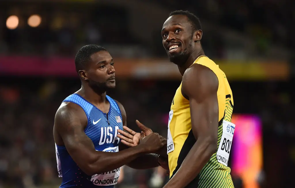 Justin Gatlin and Usain Bolt pushed each other to perform (Credit:Getty)