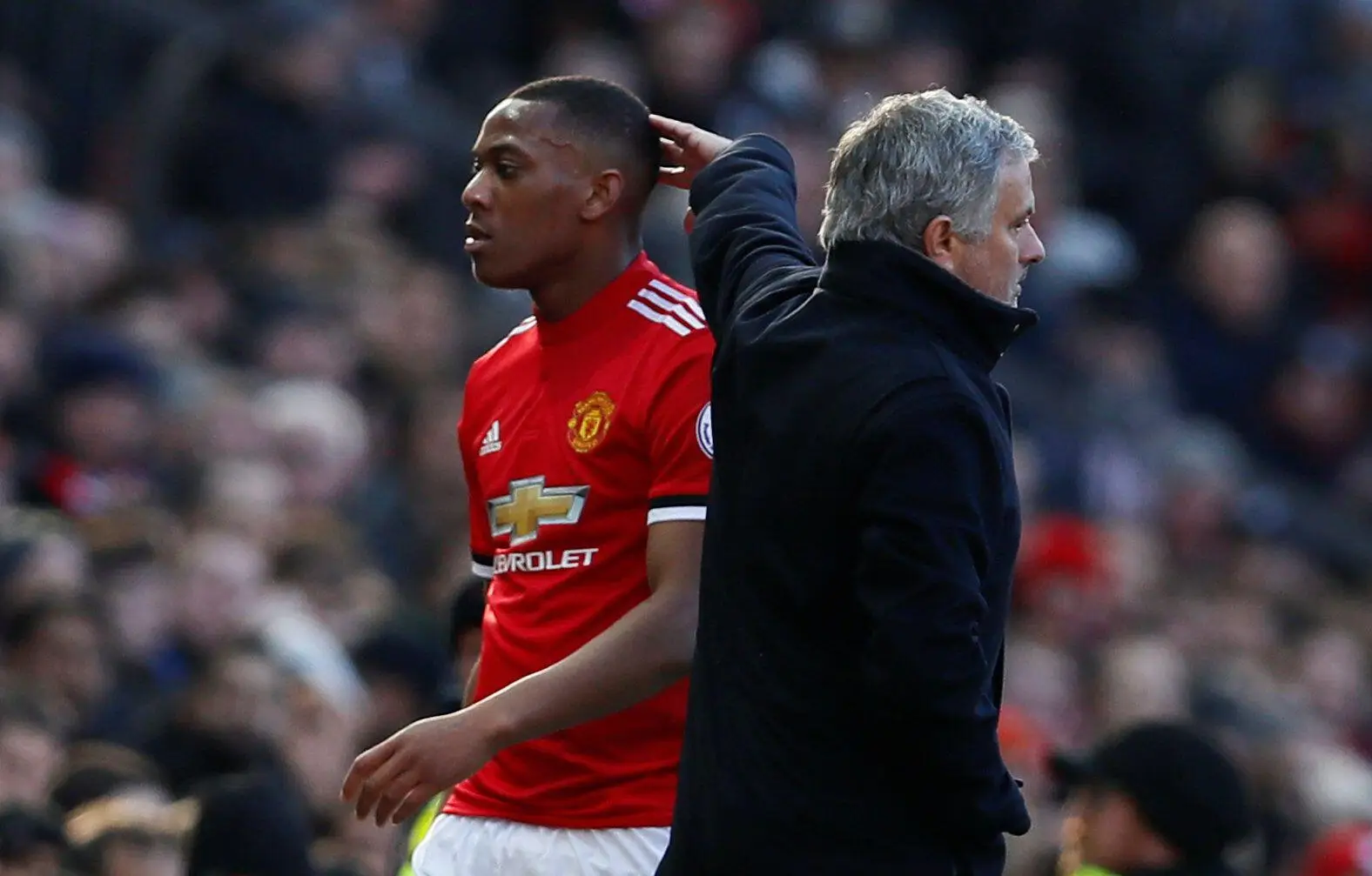 Martial and Mourinho never saw eye to eye. (Image