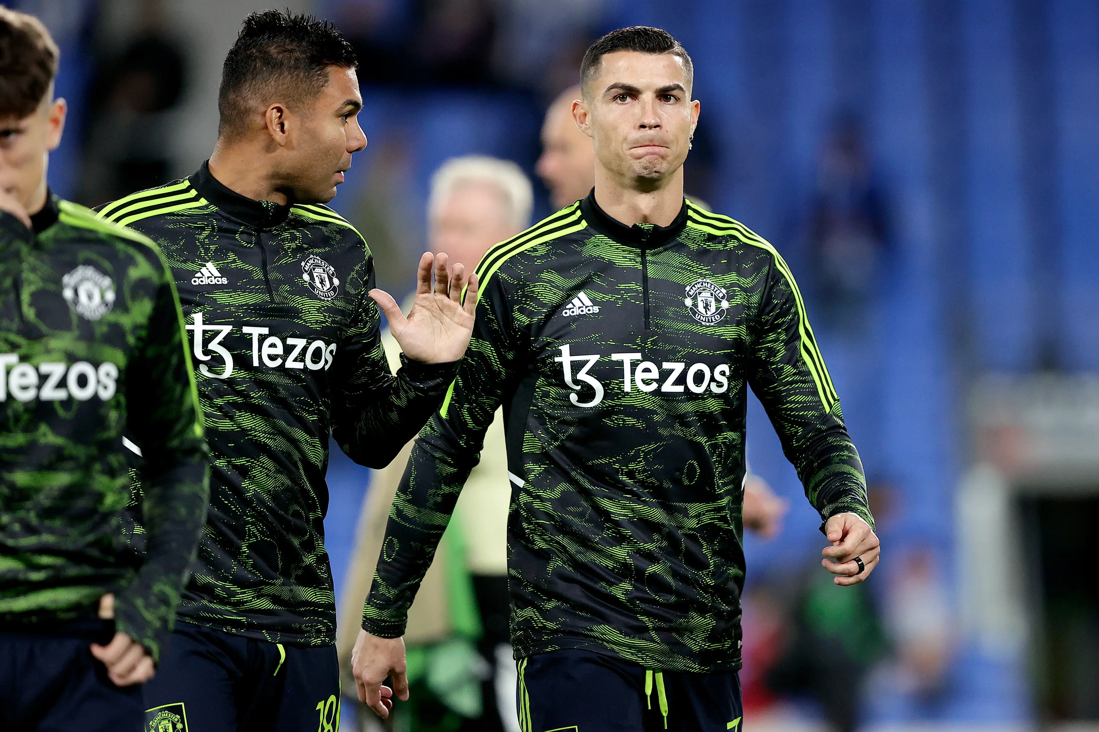 Casemiro played alongside Ronaldo at Man Utd. Image credit: Getty