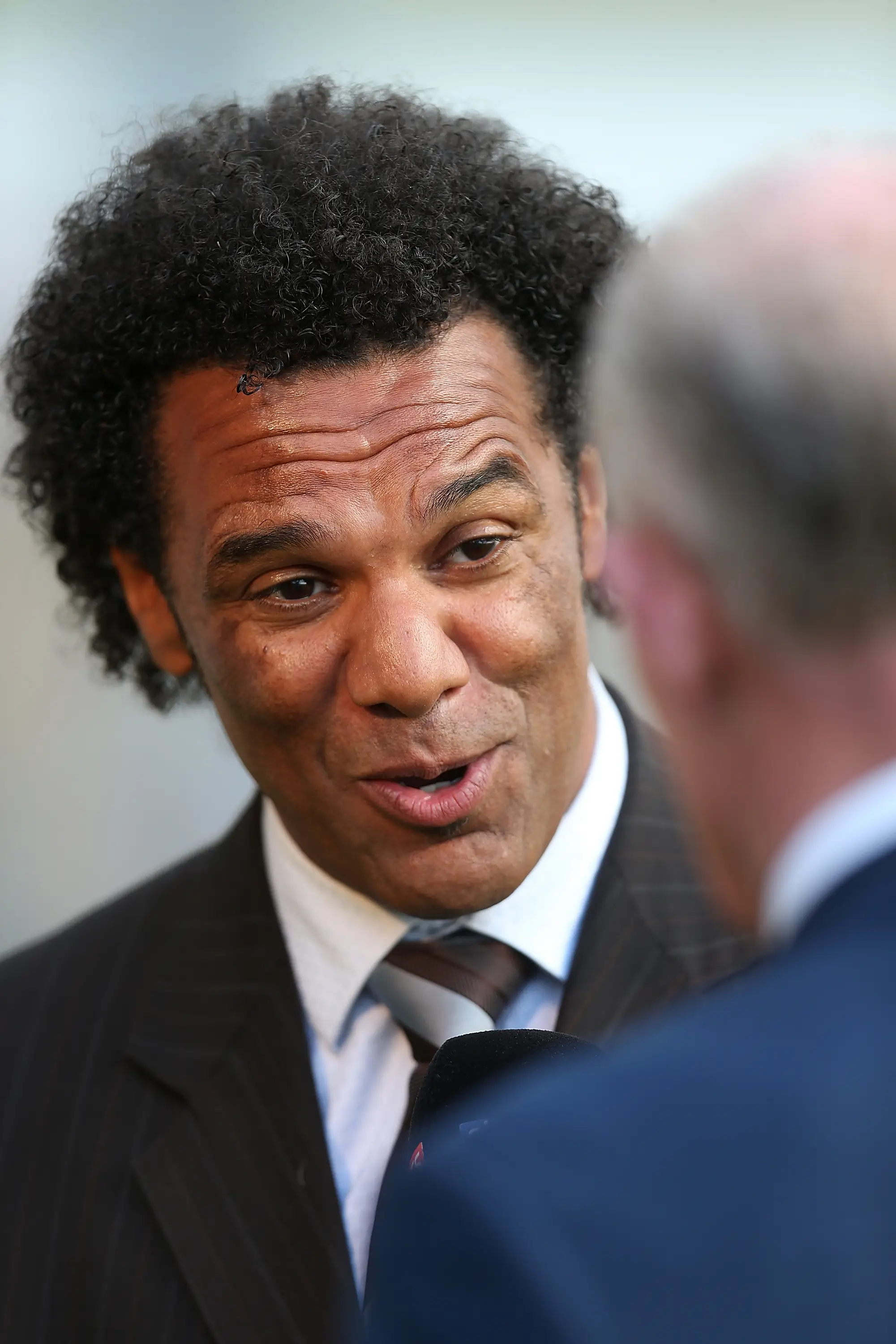 Don Goodman working for Sky Sports. Image: Pete Norton / Stringer via Getty