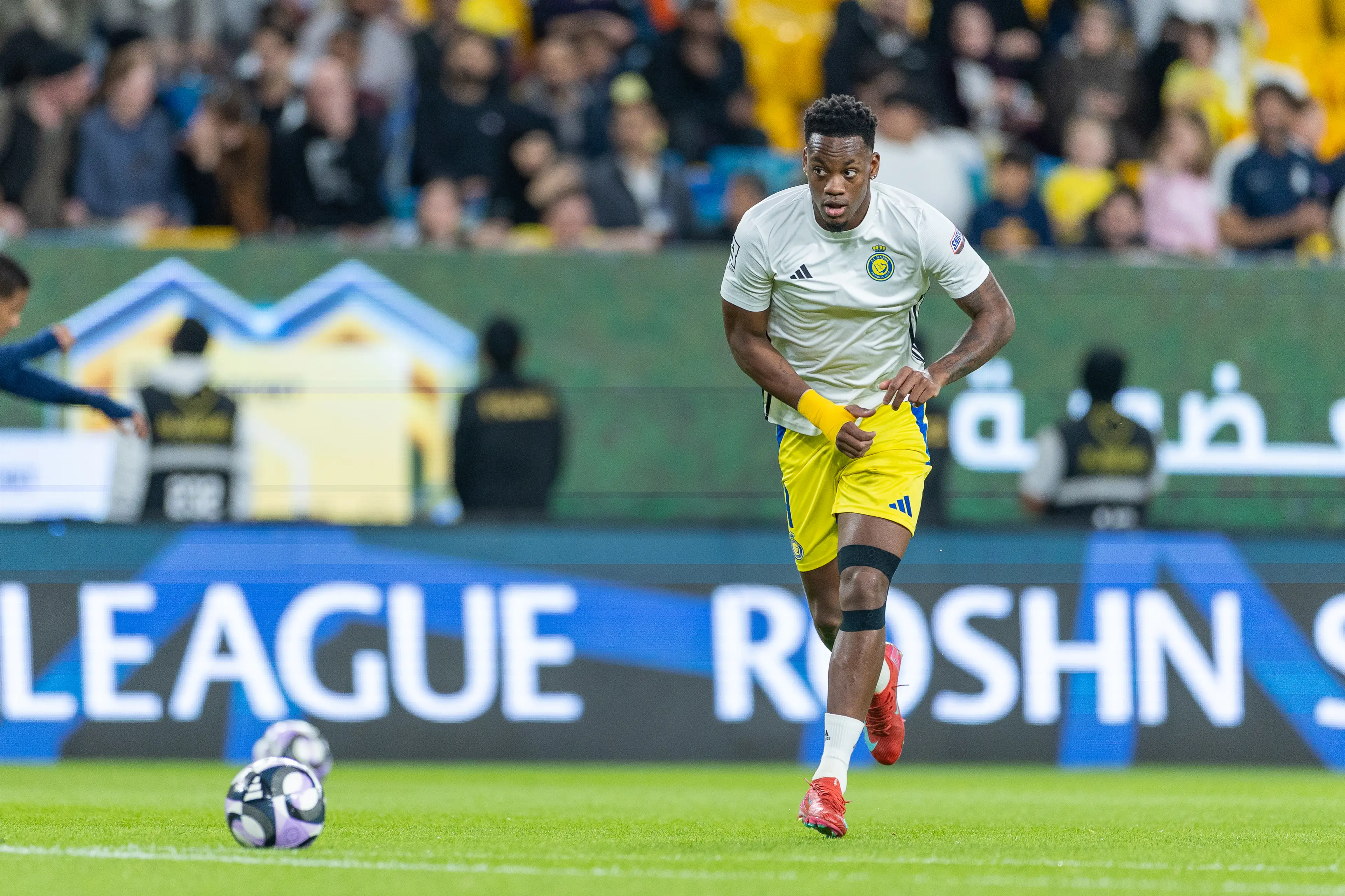 Jhon Duran struggled as Al Nassr were held to a 0-0 draw by Esteghlal FC. Image: Getty