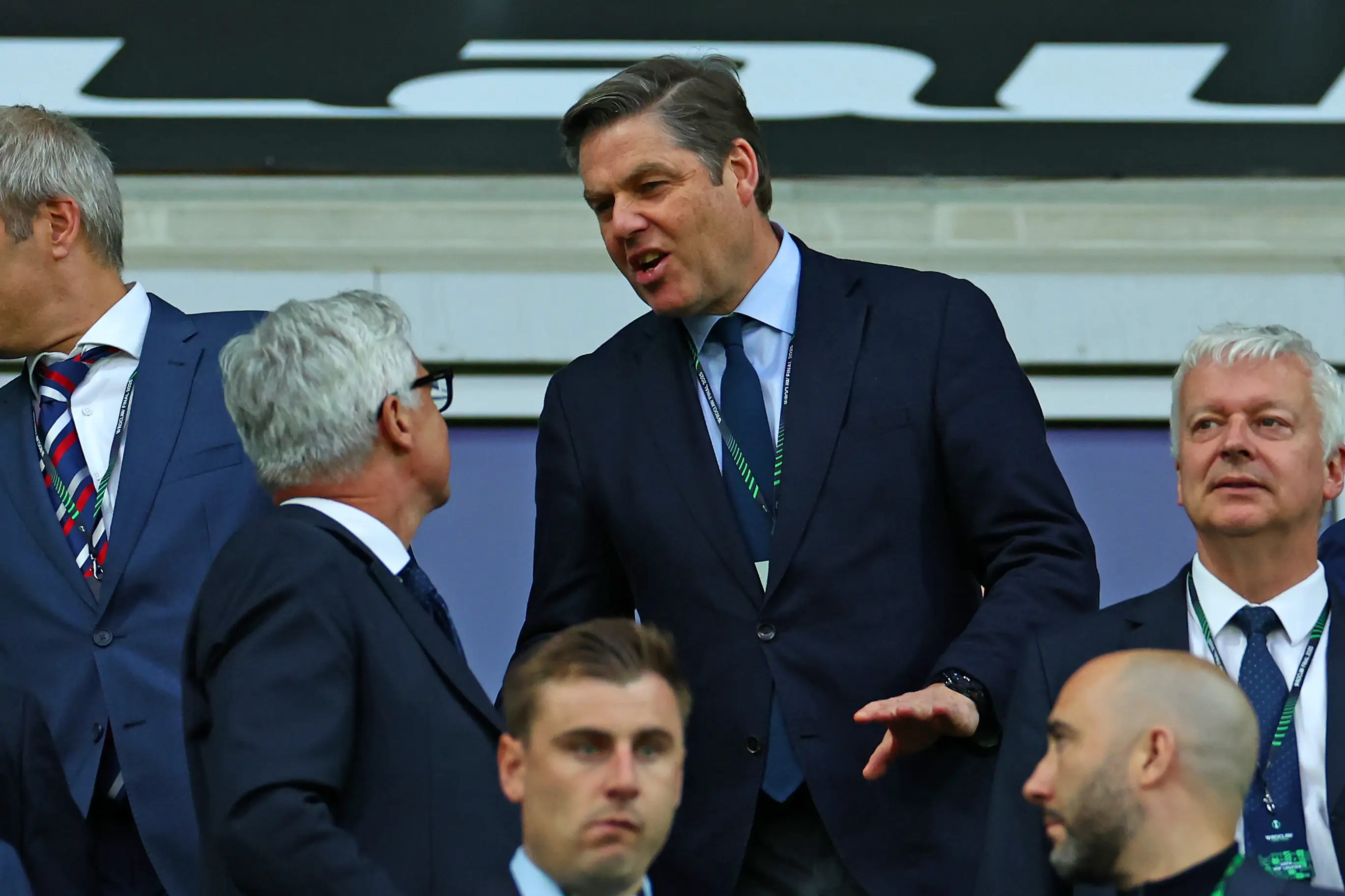 Richard Masters was asked about Manchester City's charges. (Image: Getty)