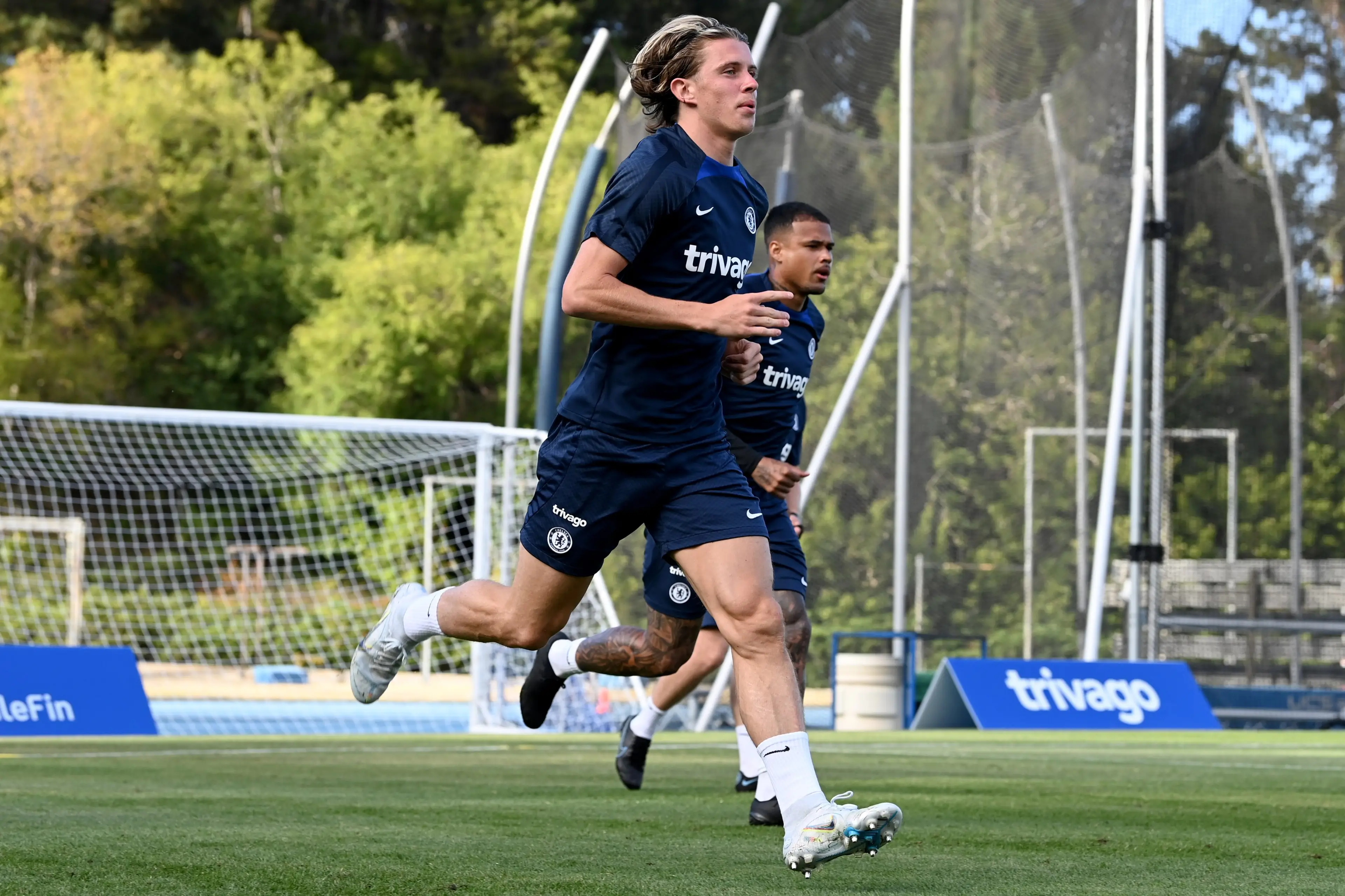 Conor Gallagher in pre-season training. (Chelsea FC)