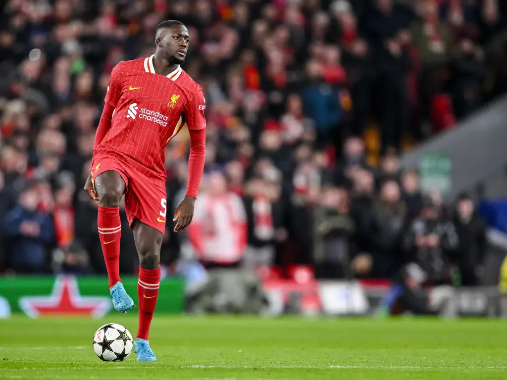 Ibrahima Konate sustained an injury against Real Madrid (Credit:Getty)