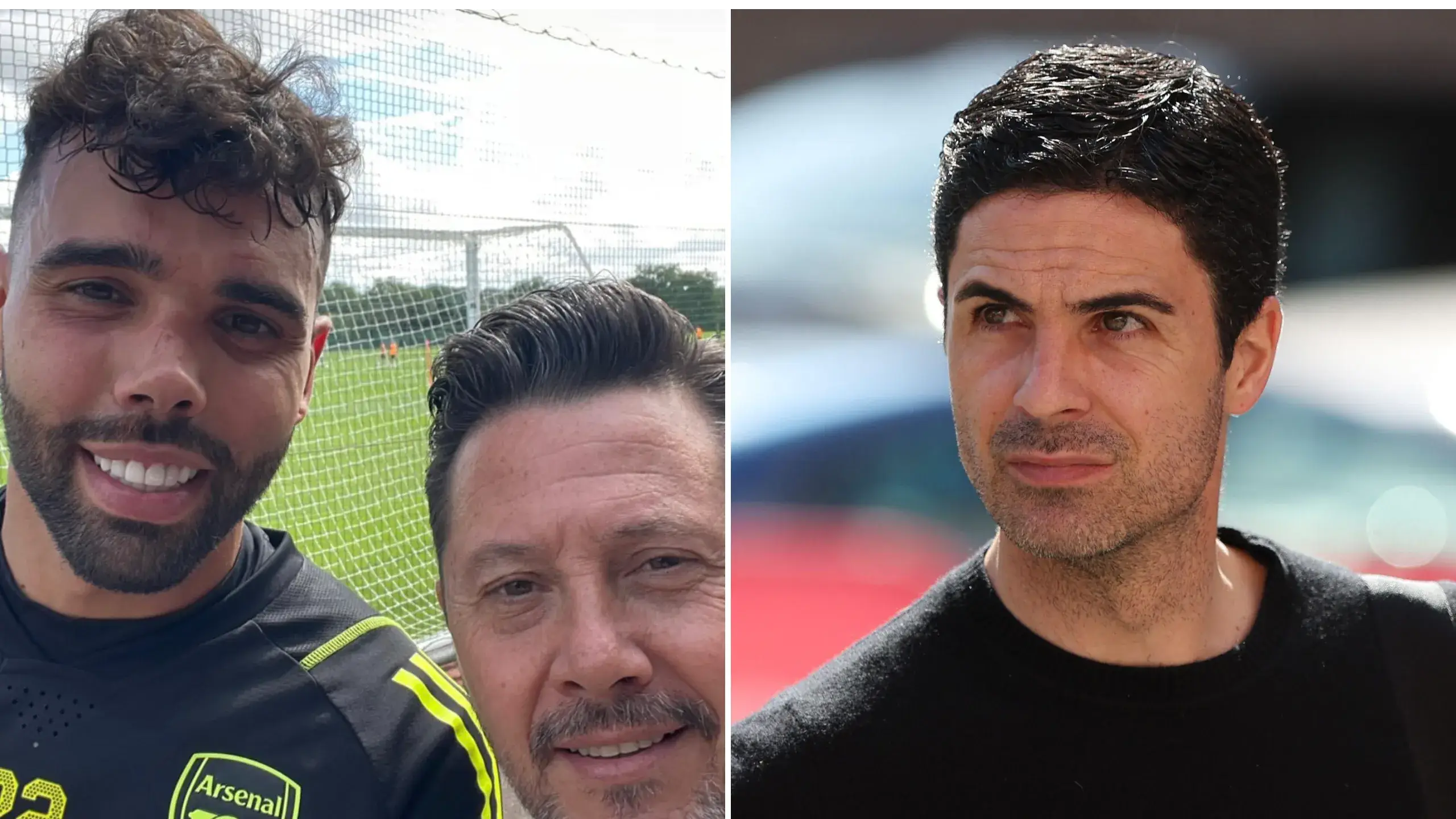 First picture of David Raya in Arsenal training leaked as new signing's squad number confirmed