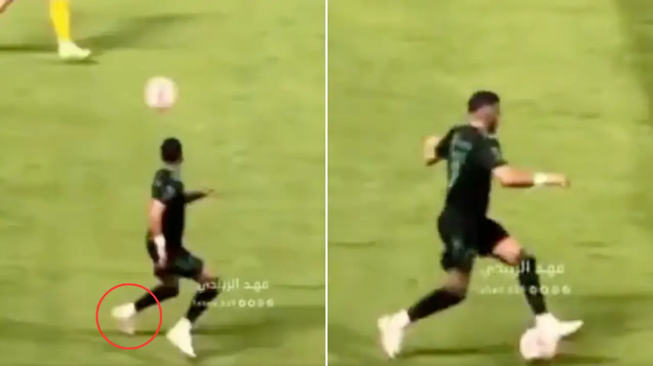 Fans blown away by Riyad Mahrez's magical first touch as Saudi Pro League clip goes viral