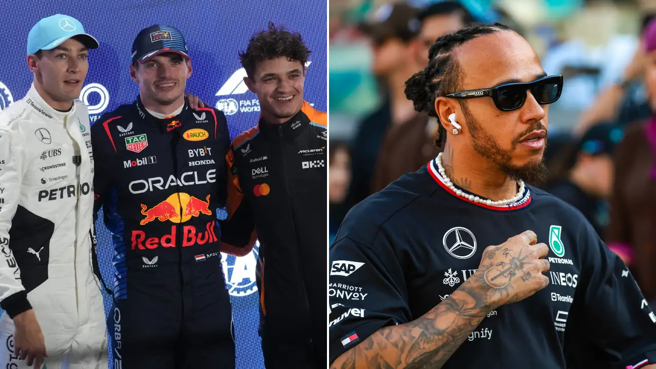 The top 10 F1 drivers of 2024 have been ranked and fans can't believe Lewis Hamilton's position