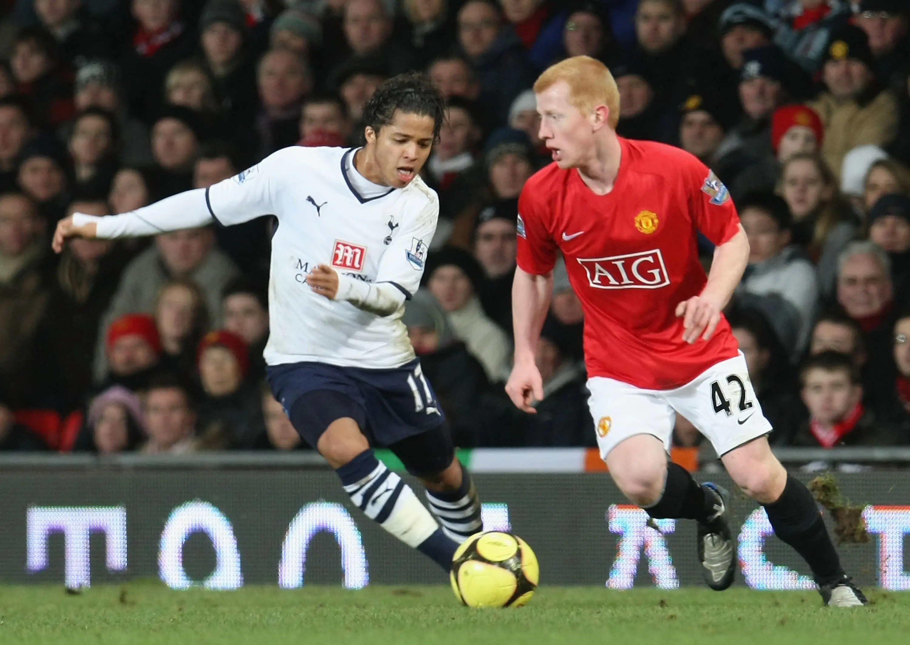 Richard Eckersley in action for Manchester United. (
