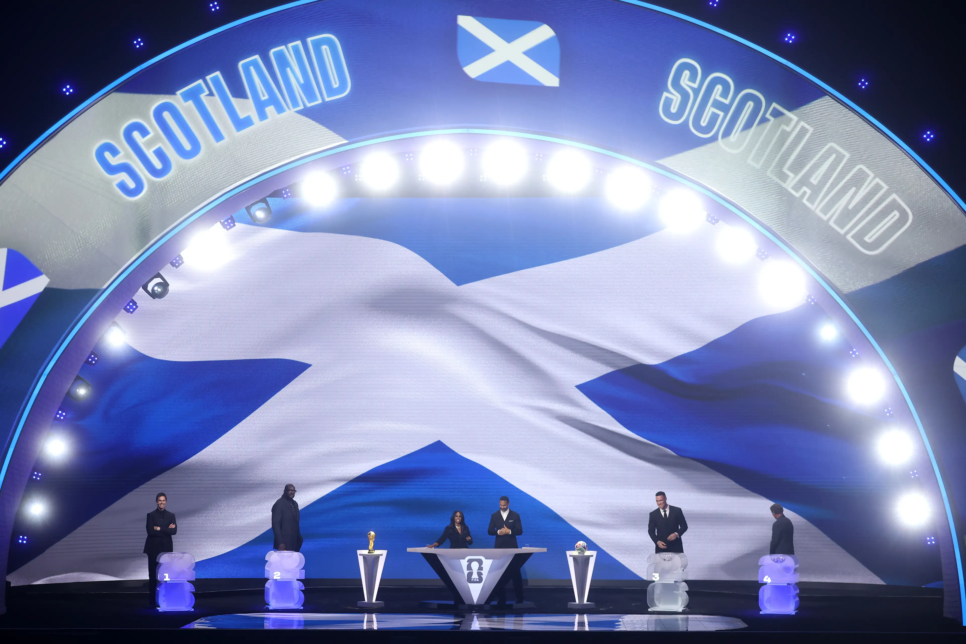 Scotland face Brazil, Morocco and Haiti at the 2026 World Cup. Image: Getty 