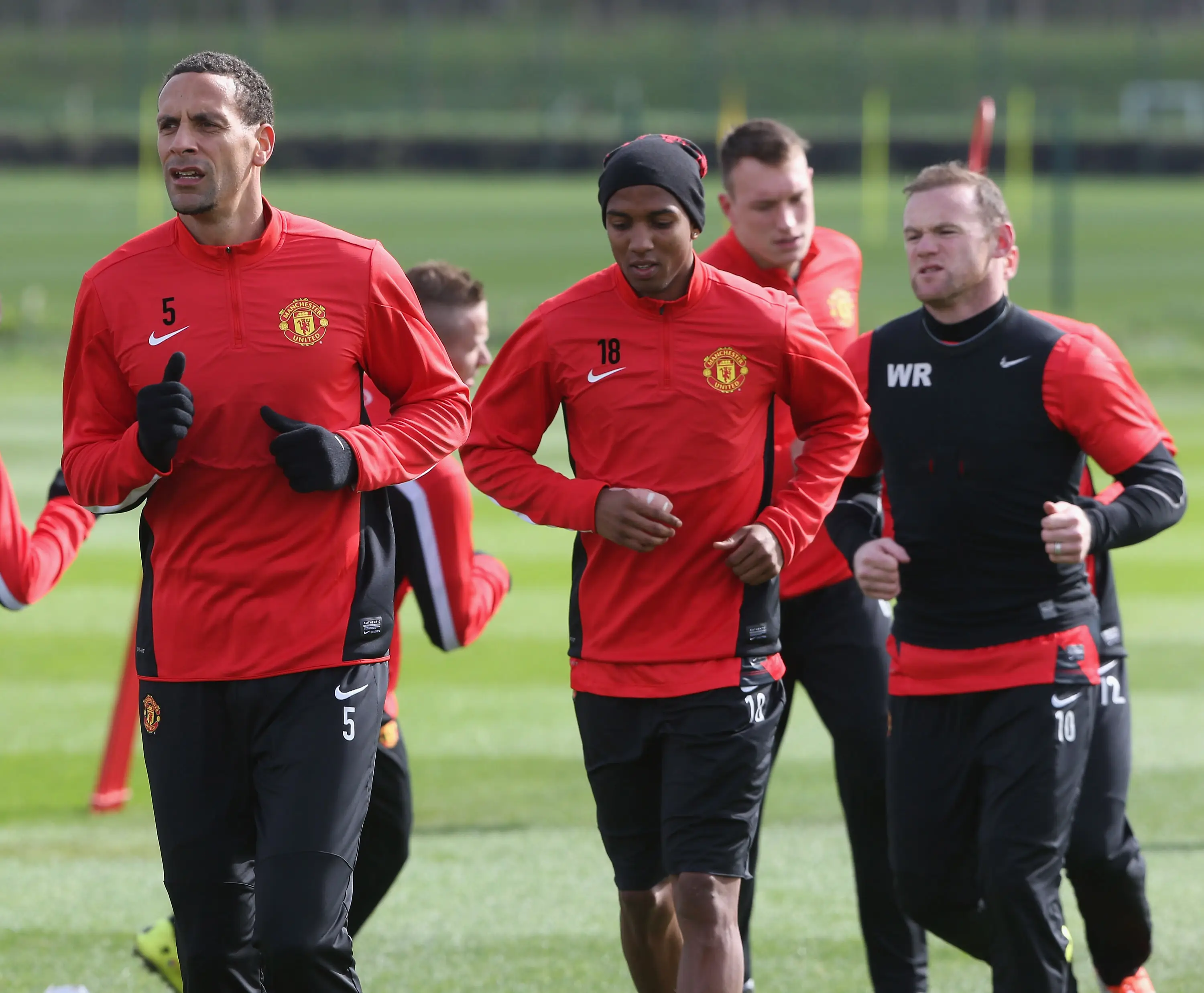 Rio Ferdinand and Wayne Rooney were teammates at the club for 10 years. (