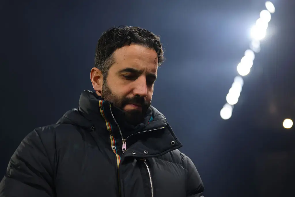 Ruben Amorim has won four of his 12 Premier League matches in charge of Manchester United. (Image: Getty)