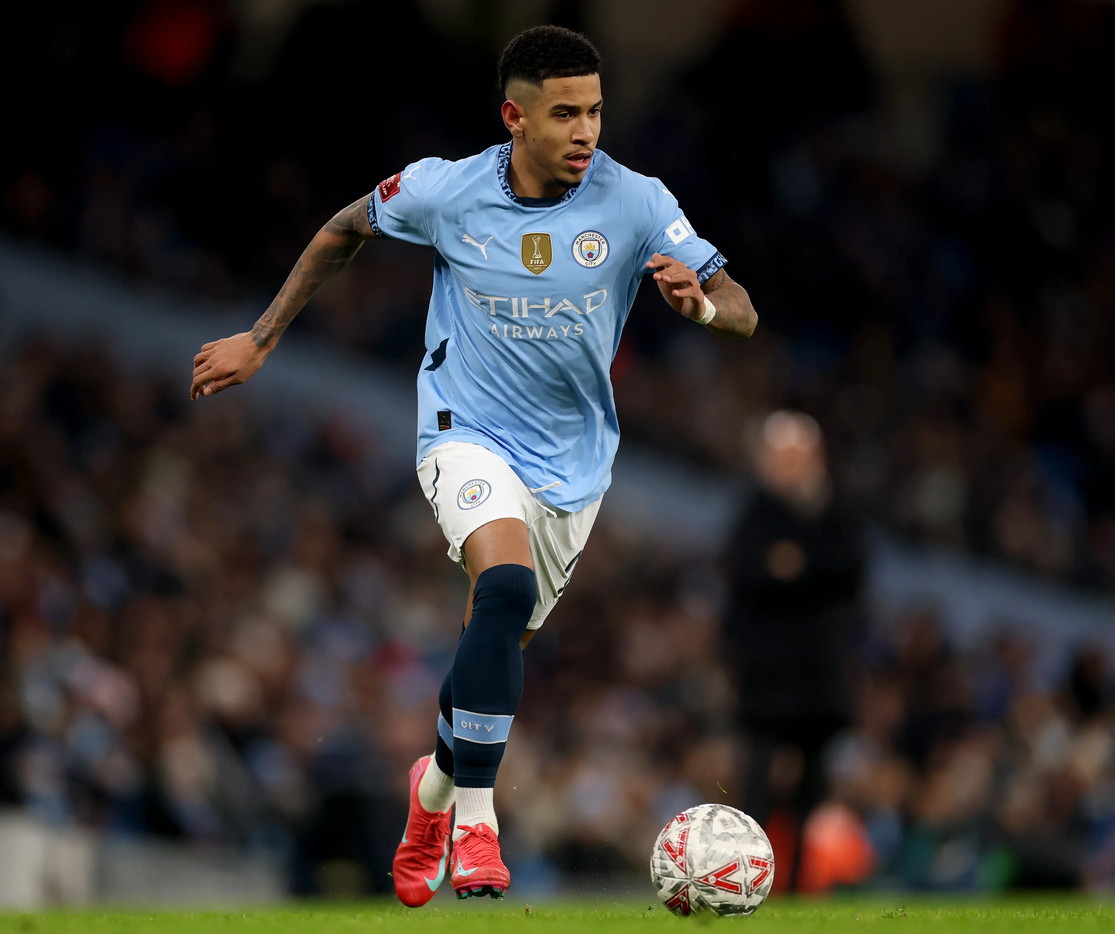 Savinho has impressed since joining Manchester City in the summer. Image: Getty