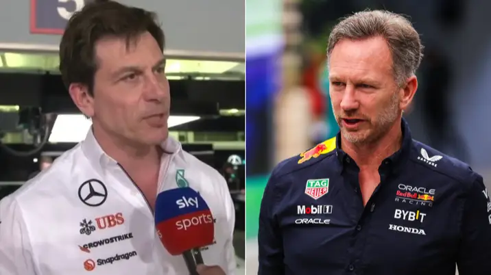 Toto Wolff slams F1 rival Christian Horner for 'disrespecting' his wife in astonishing attack on Red Bull boss