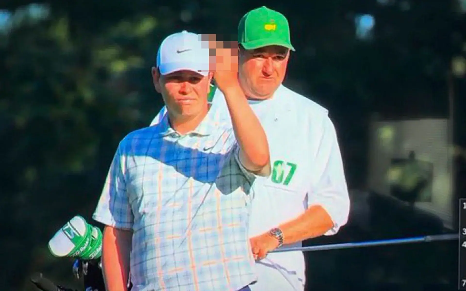 Robert MacIntyre produced the middle finger gesture during his opening round at the Masters.