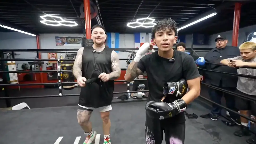 Andy Ruiz Cracks Streamer's Jaw During Brutal Sparring Session