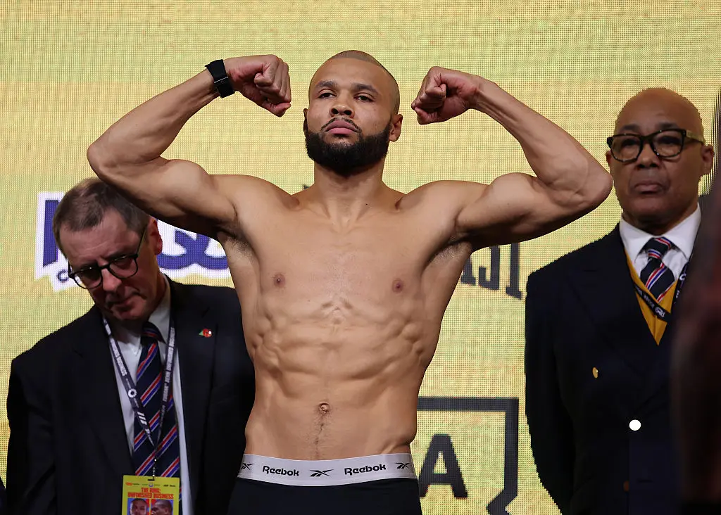 Chris Eubank Jr. weighed in at 159.1 pounds (Credit:Getty)