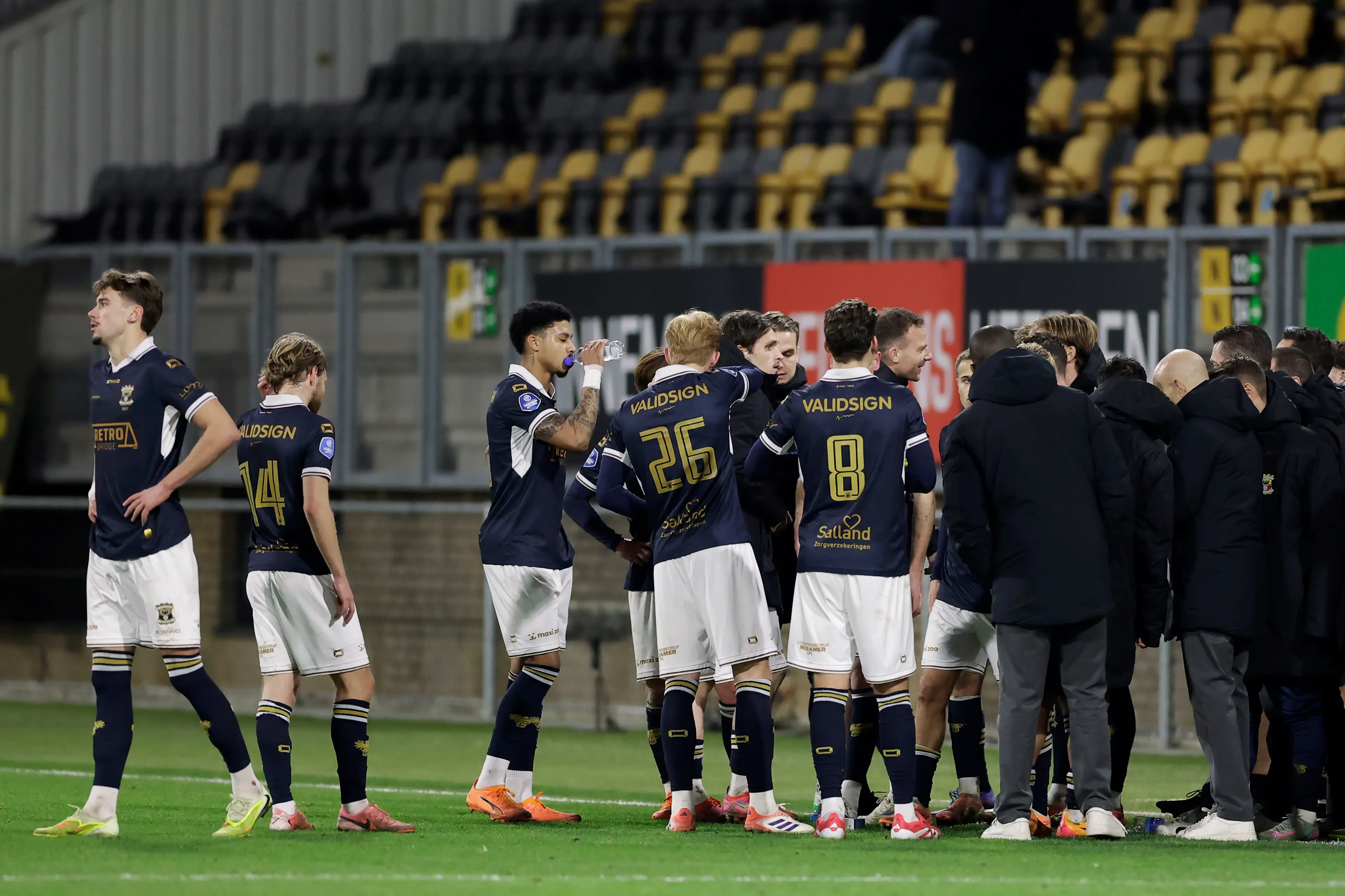 The Dutch side used eight subs by legal means. Image: Getty