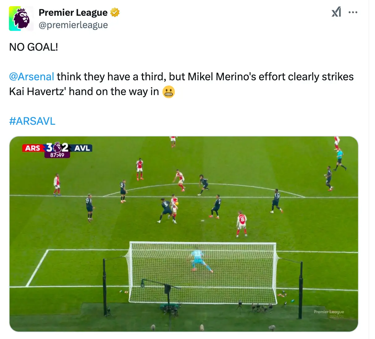 Image credit: X/@premierleague