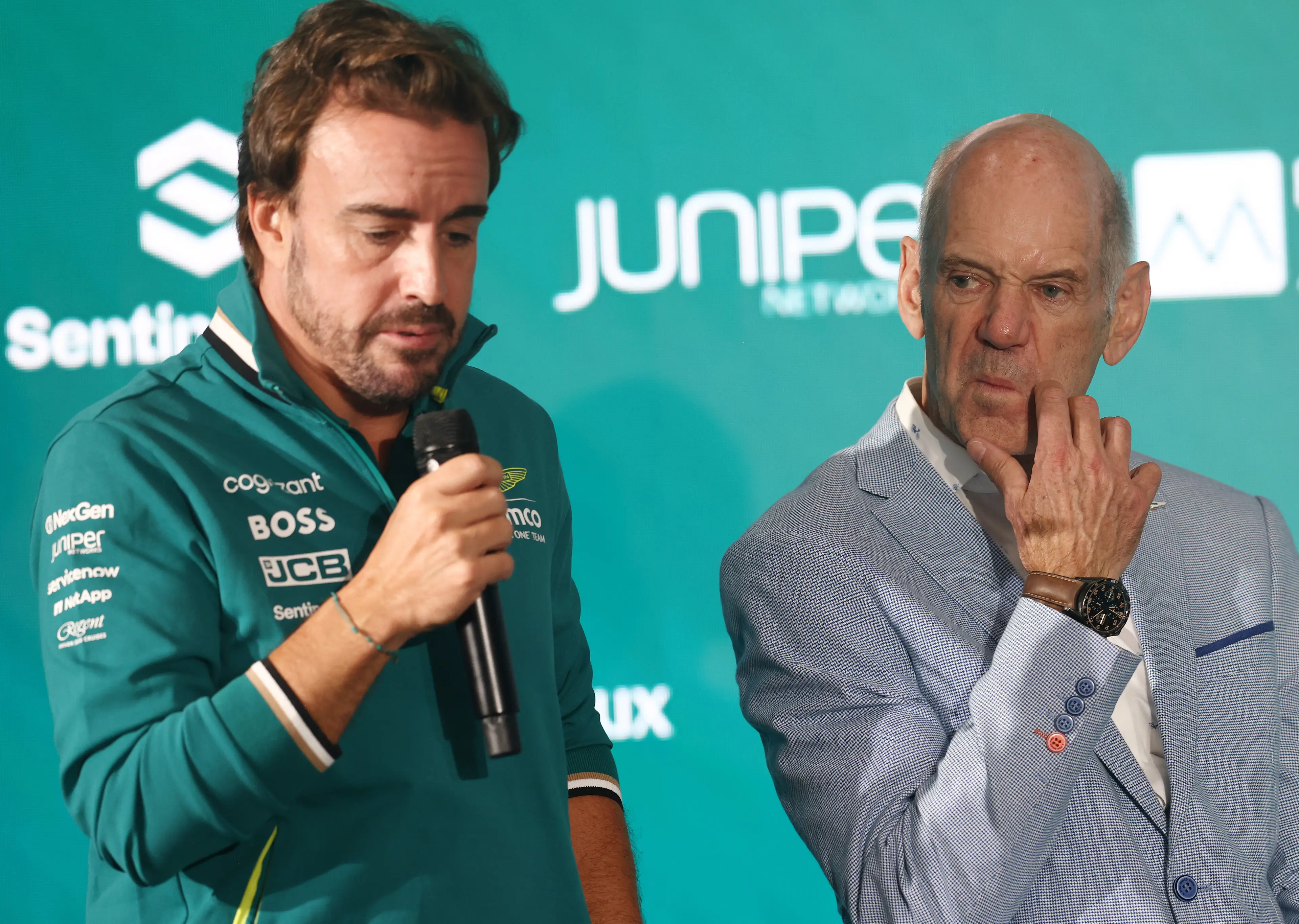 Fernando Alonso was tipped as a potential title contender under Adrian Newey prior to Honda's issues emerging (Image: Getty)
