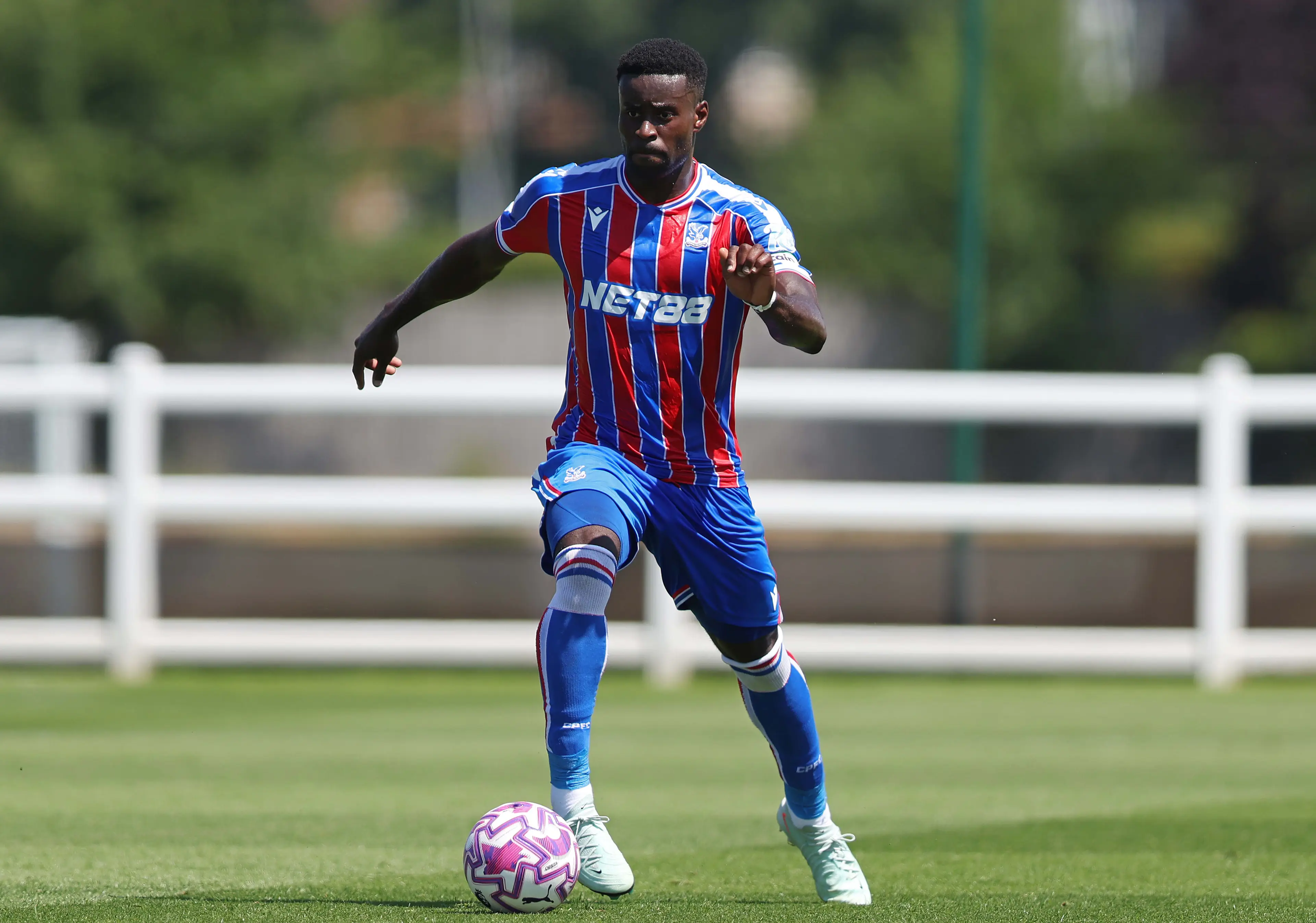 Marc Guehi has been linked with a move away from Crystal Palace. Image: Getty