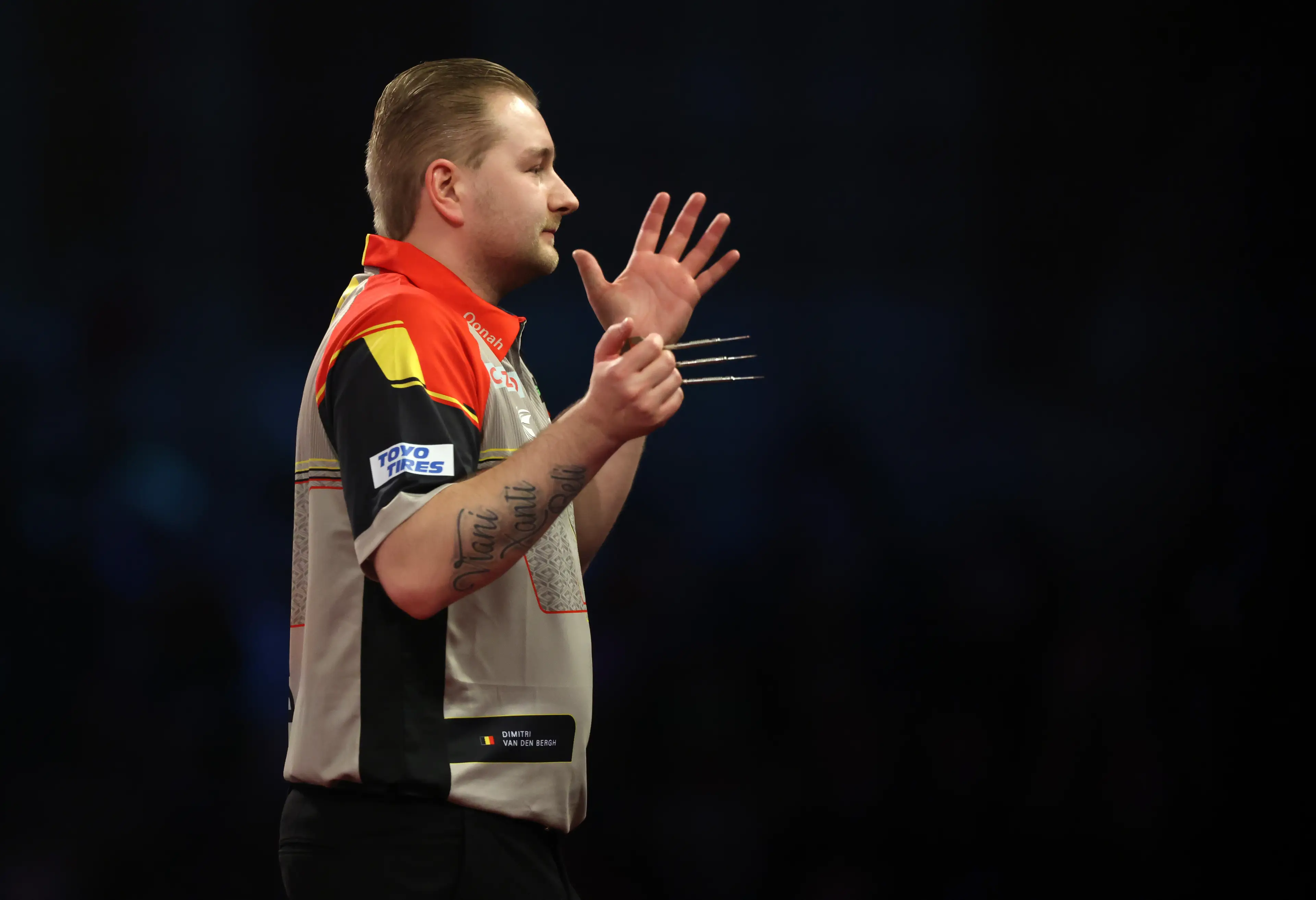 Van den Bergh has won two PDC major titles – the World Matchplay and the UK Open. Image credit: Getty