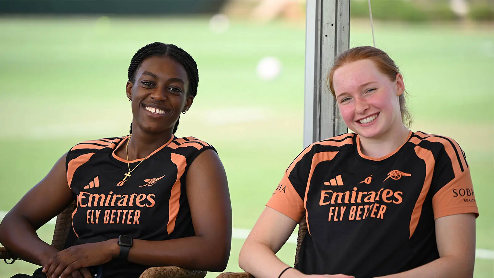 Michelle Agyemang and Katie Reid are two of Arsenal's top young stars (Image: Getty)