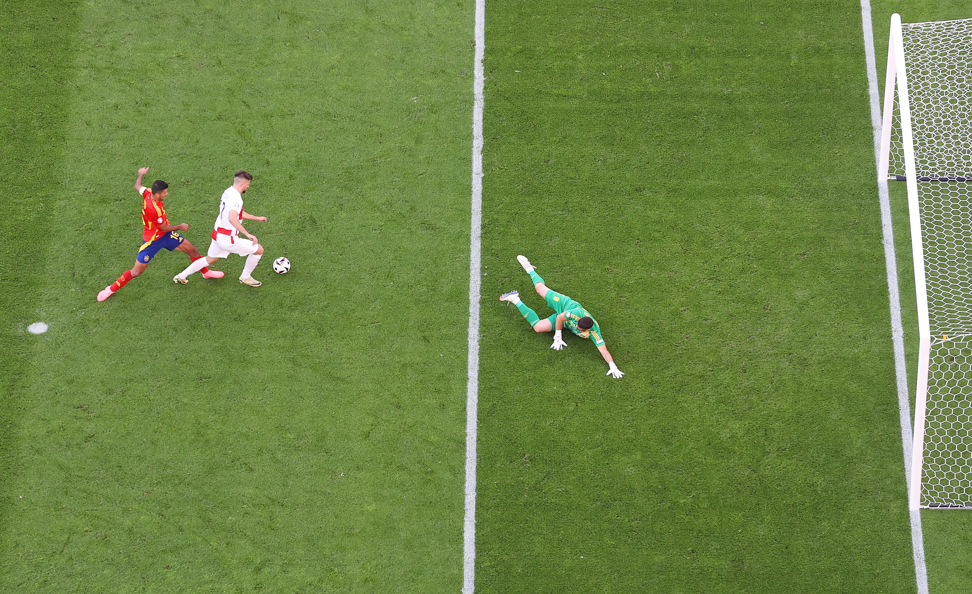 Rodri was not sent off against Croatia (Getty)