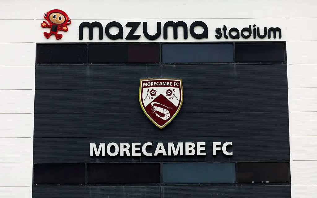 Morecambe FC face going out of business (Credit:Getty)