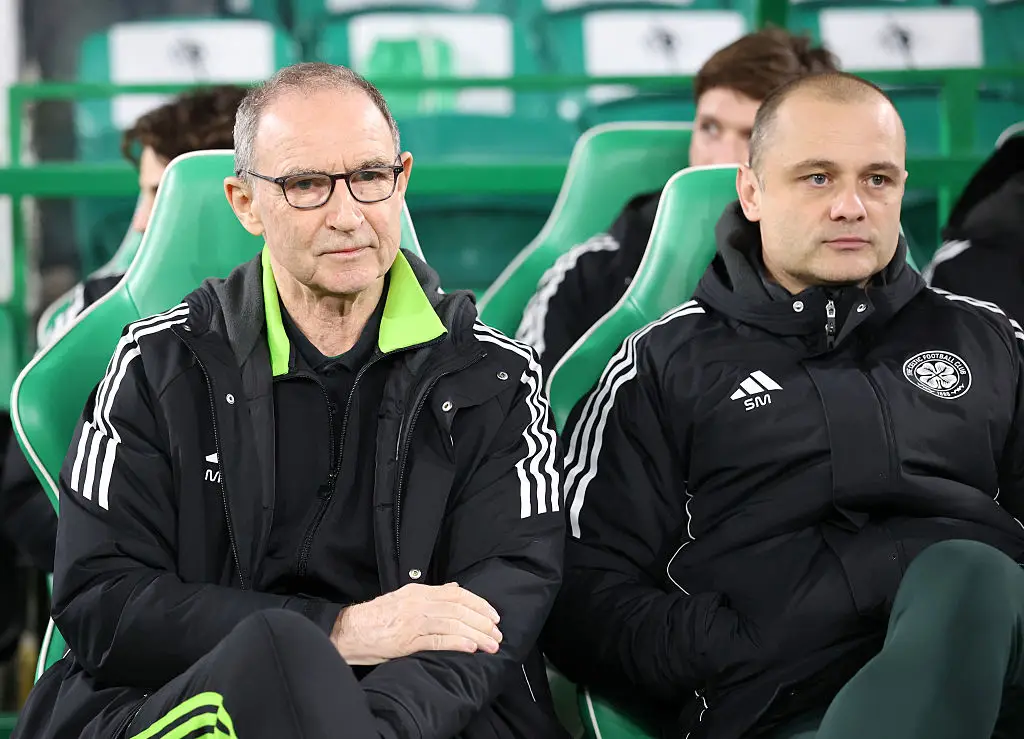 Martin O'Neill (left) was Celtic's interim head coach earlier this season (Credit:Getty)