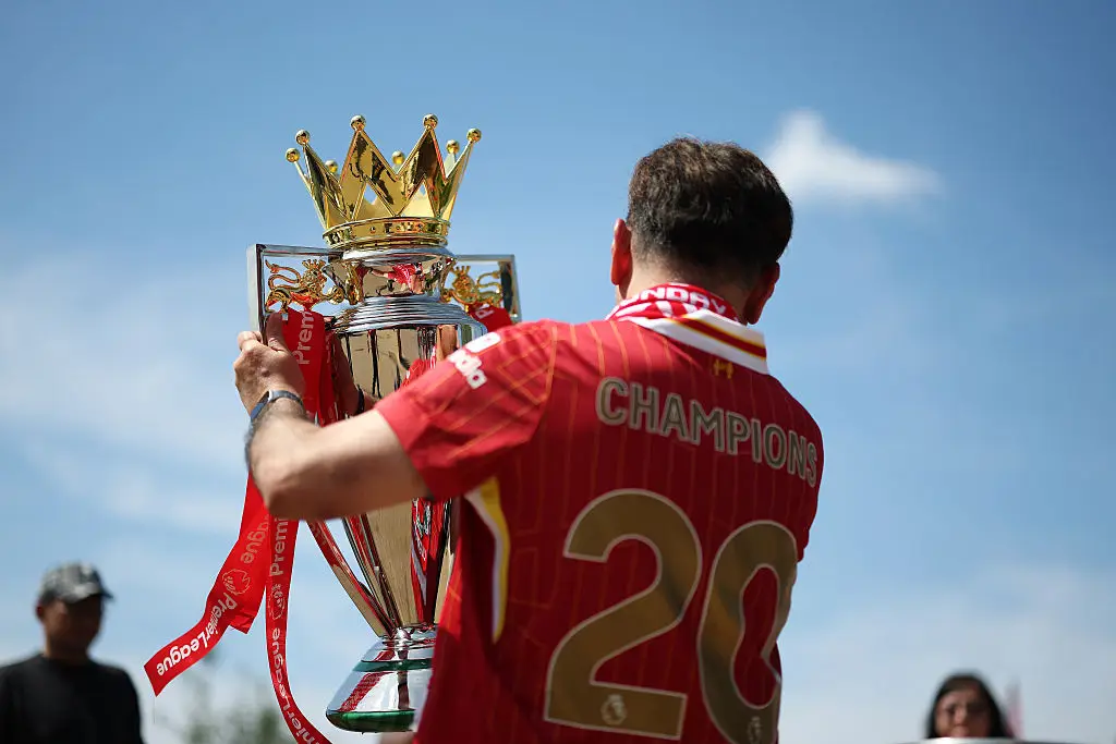 Liverpool will lift the Premier League trophy on Sunday (Credit:Getty)