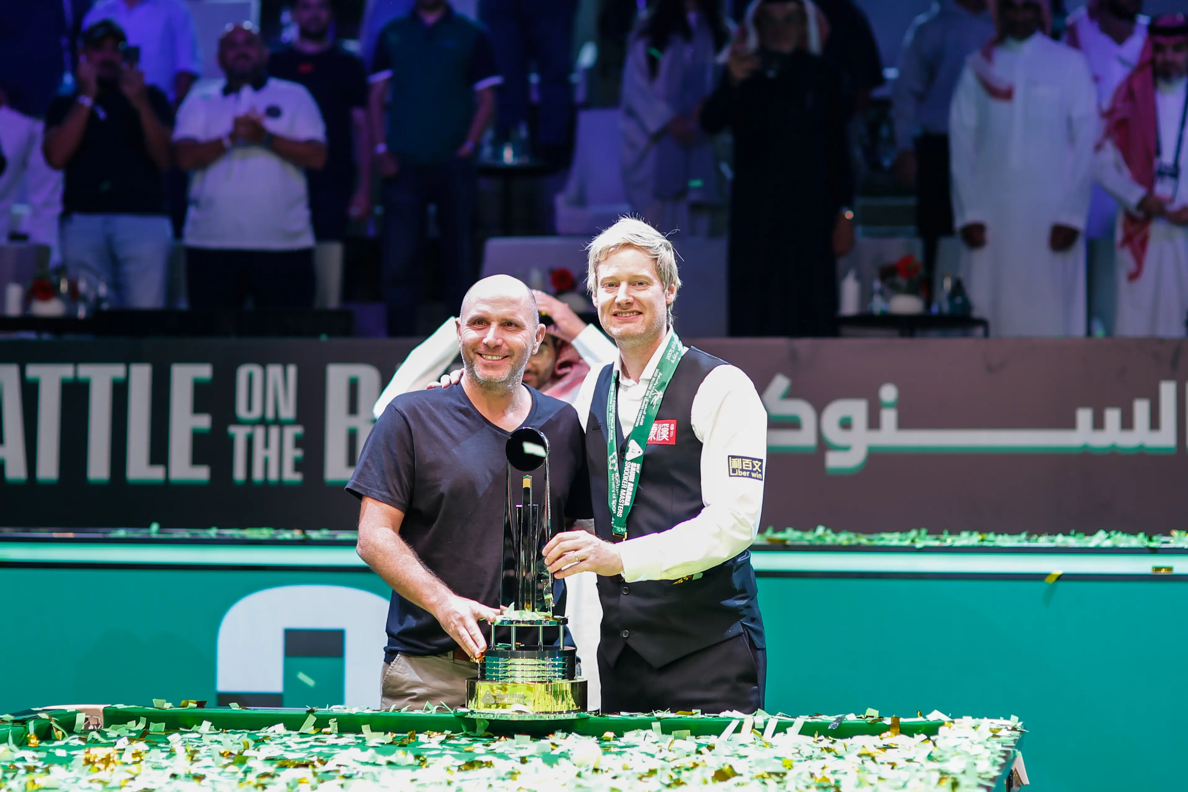 Neil Robertson may well be the final ever winner of the Saudi Arabia Masters. Image: Getty