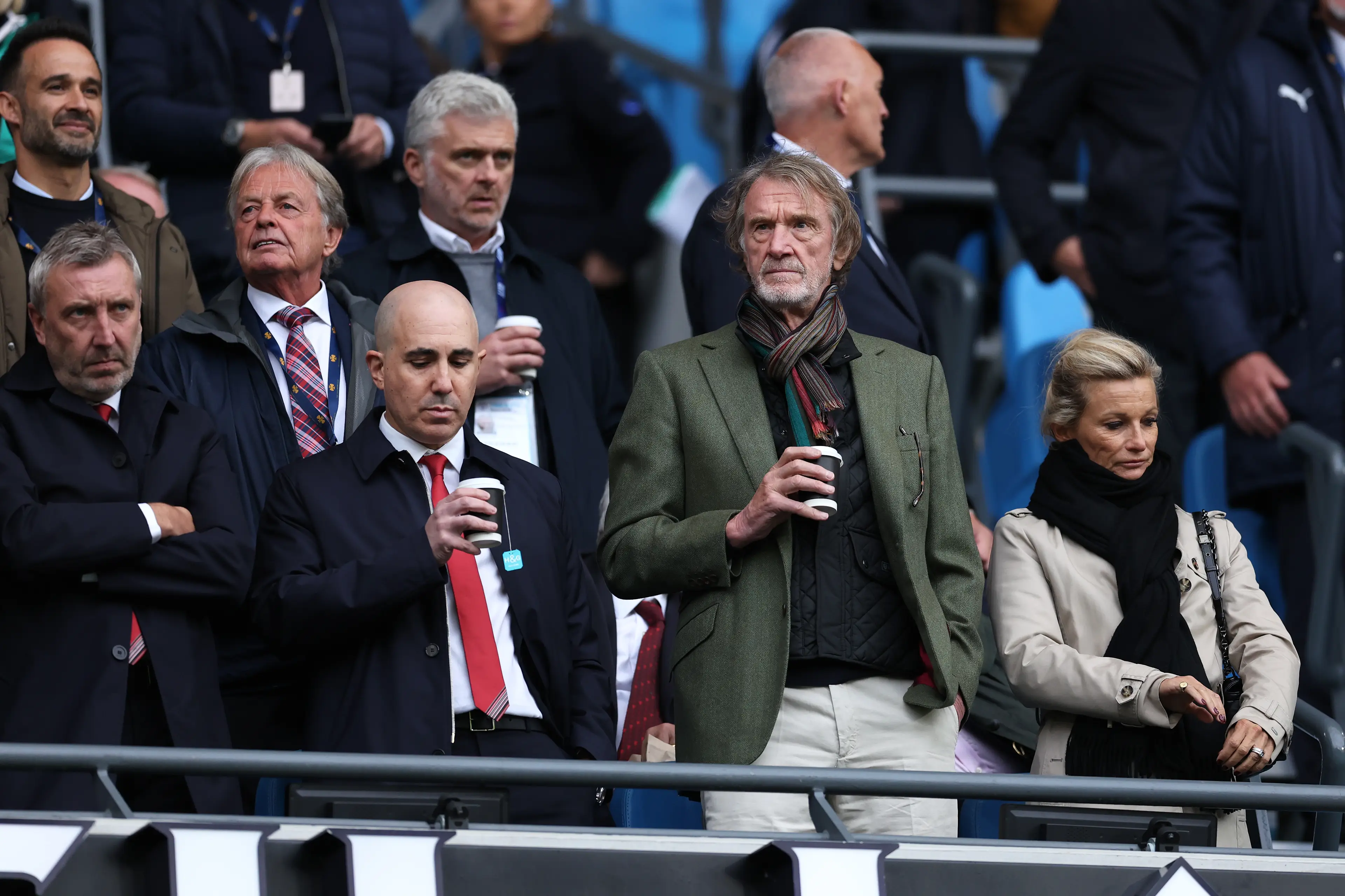 Sir Jim Ratcliffe and Omar Berrada (credit: getty)