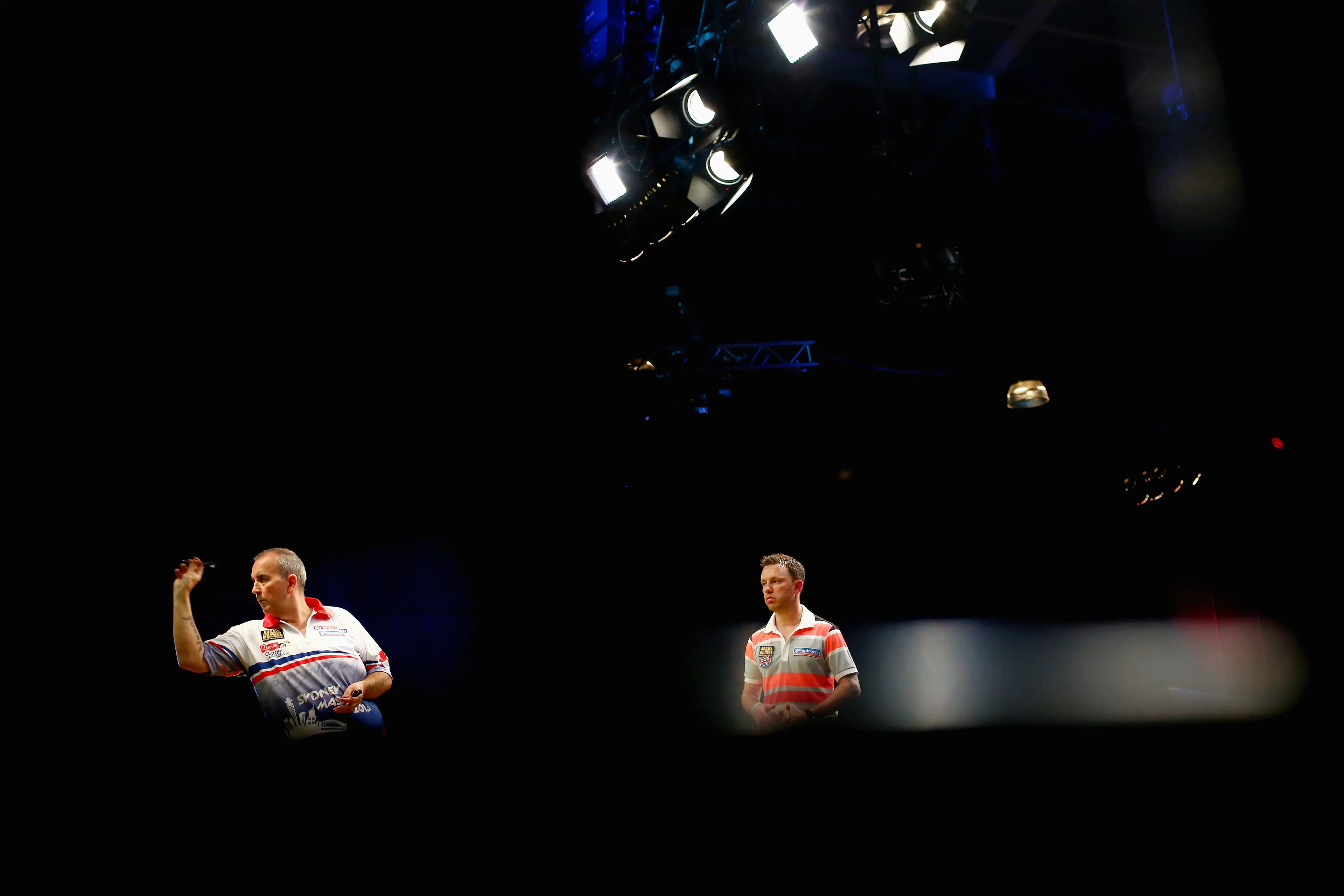 Taylor had issues with Nicholson on the oche. Image: Getty