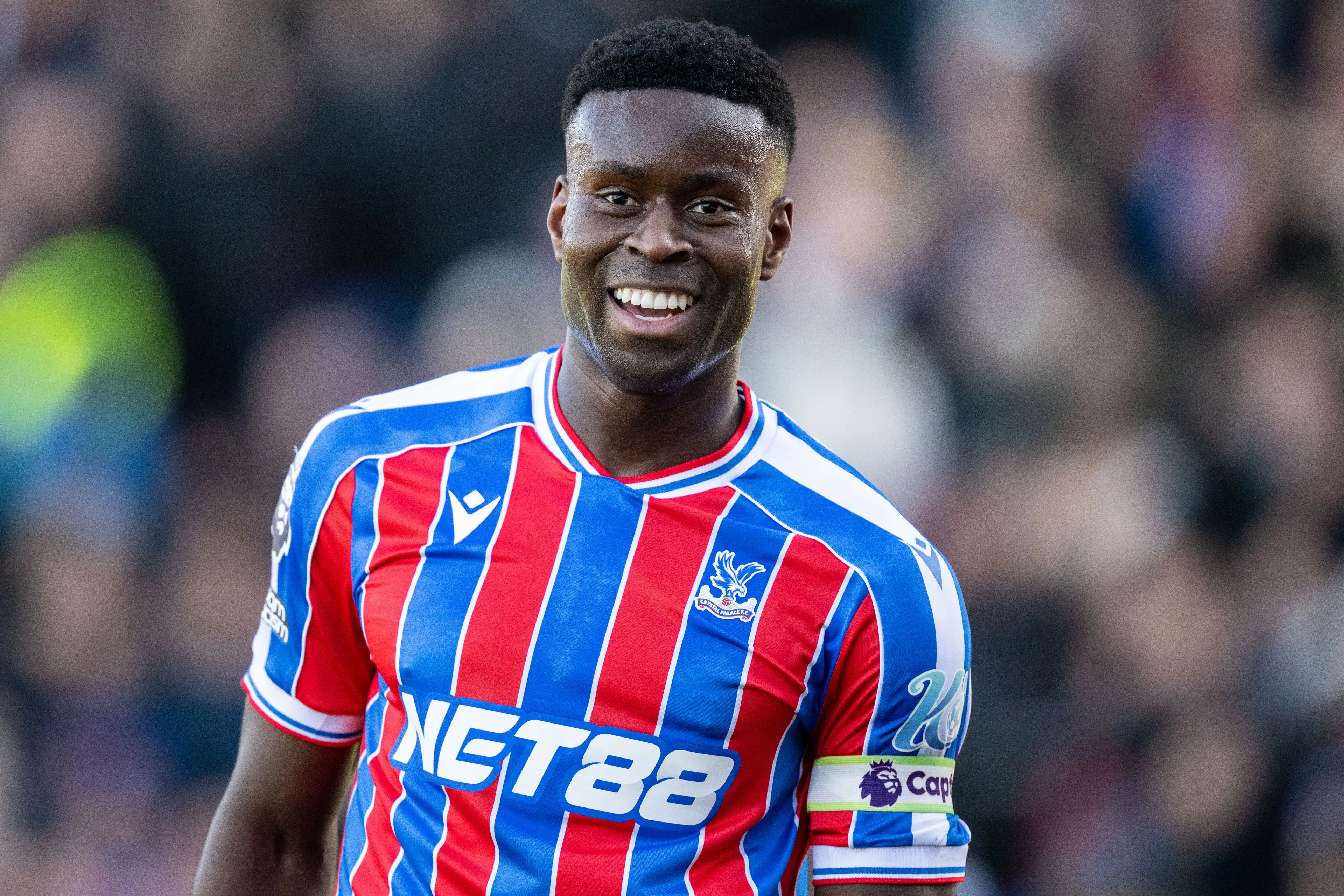 Marc Guehi has been linked with a move to Liverpool. Image: Getty