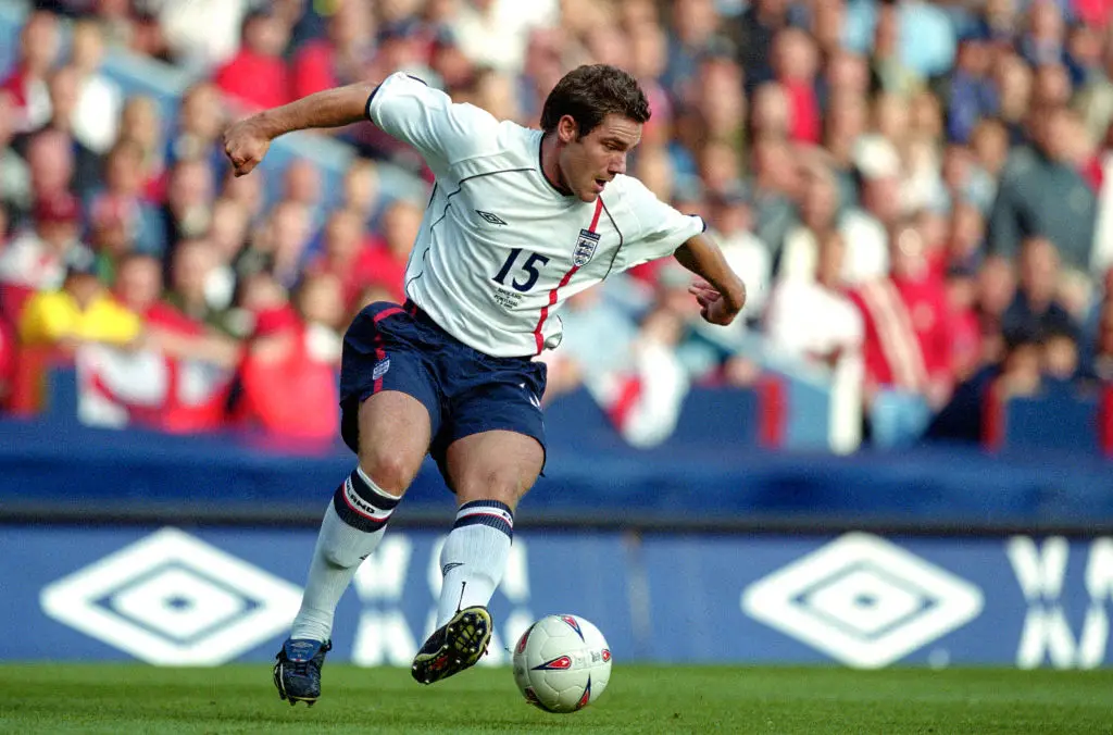 David Dunn in action for England in 2002 (Credit:Getty)