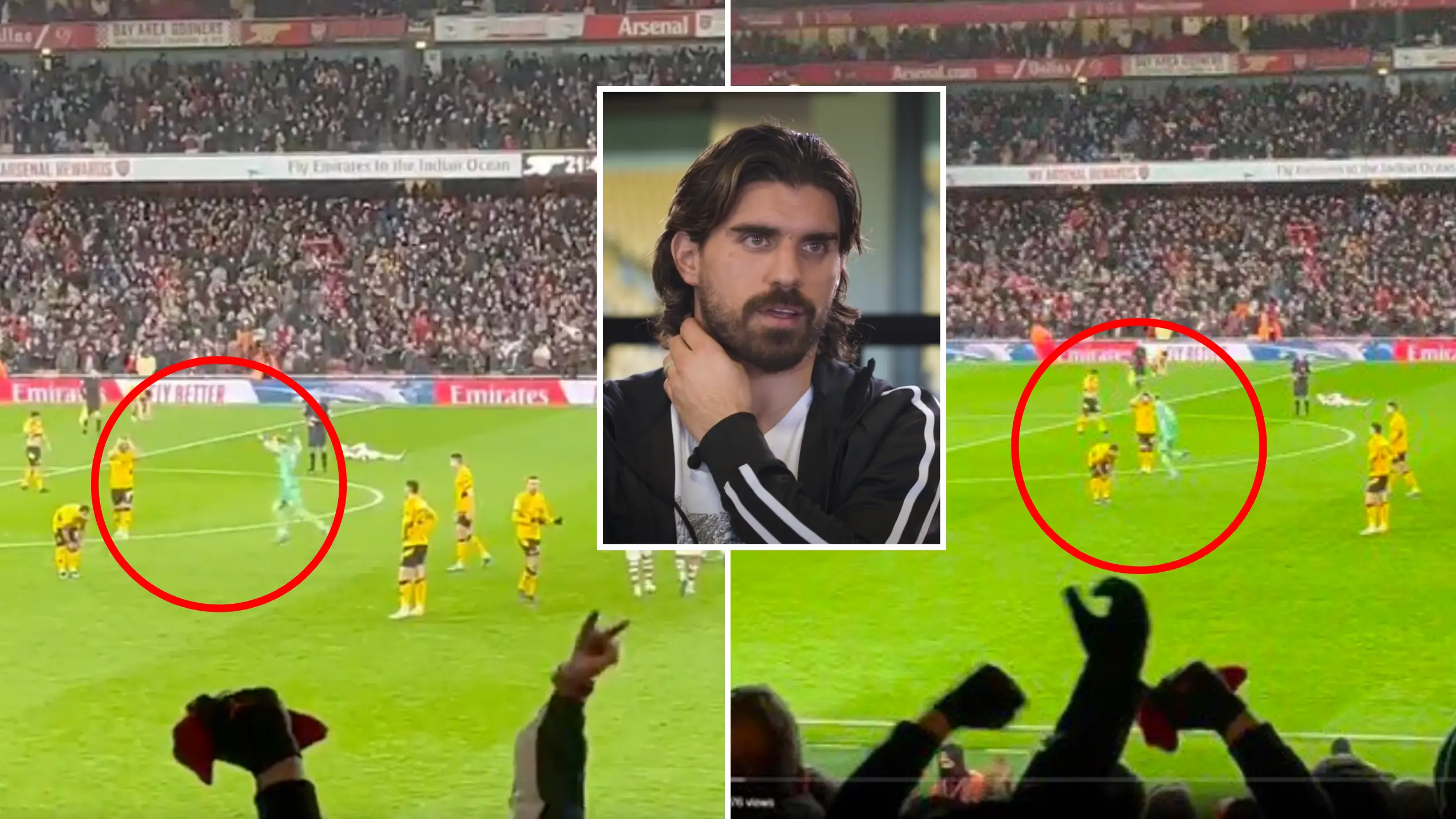 Aaron Ramsdale Is The S**thouse King After Running To Celebrate In Ruben Neves' Face