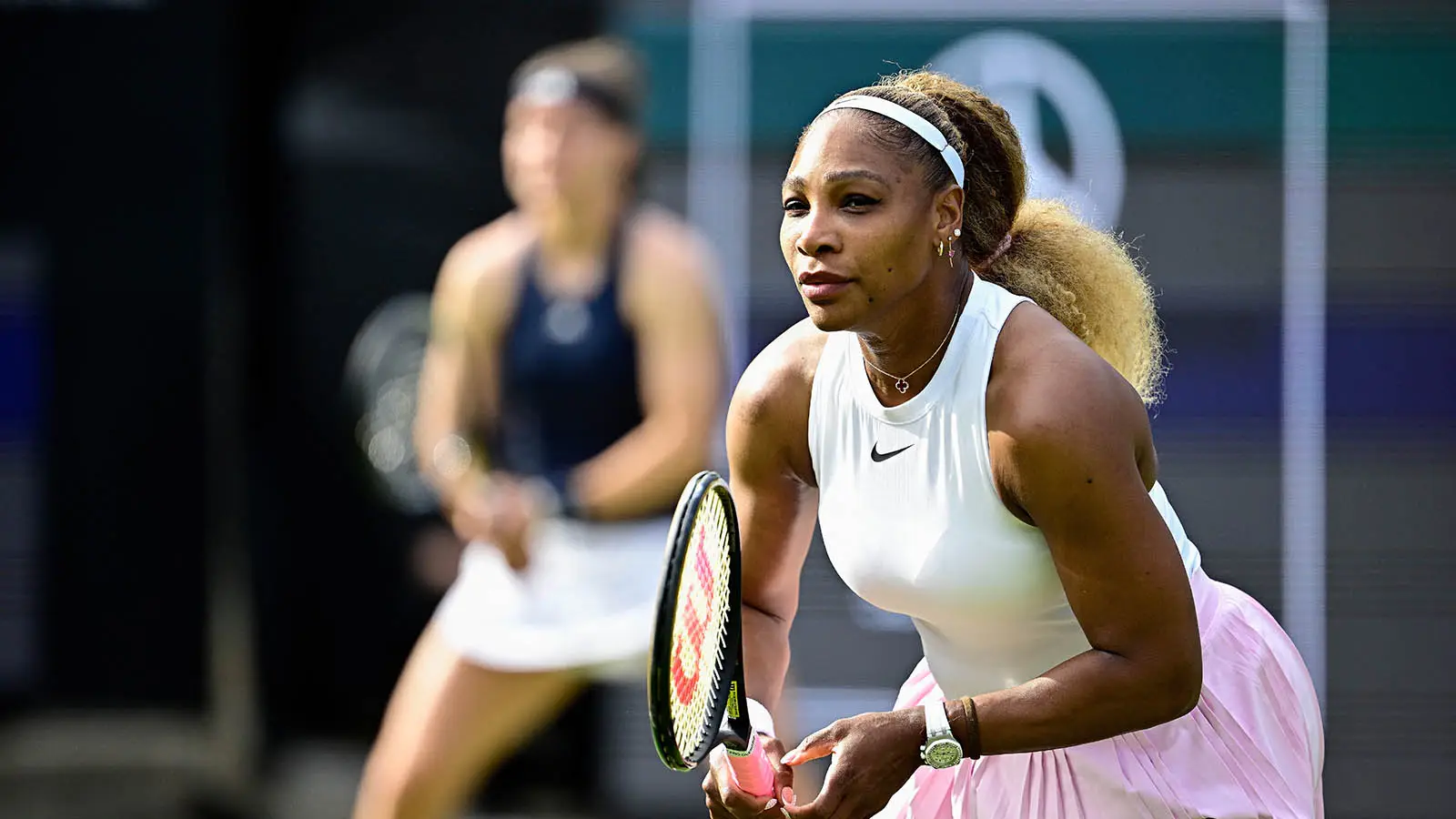 Serena Williams has entered the Wimbledon women's singles and doubles draws (Image: Getty)