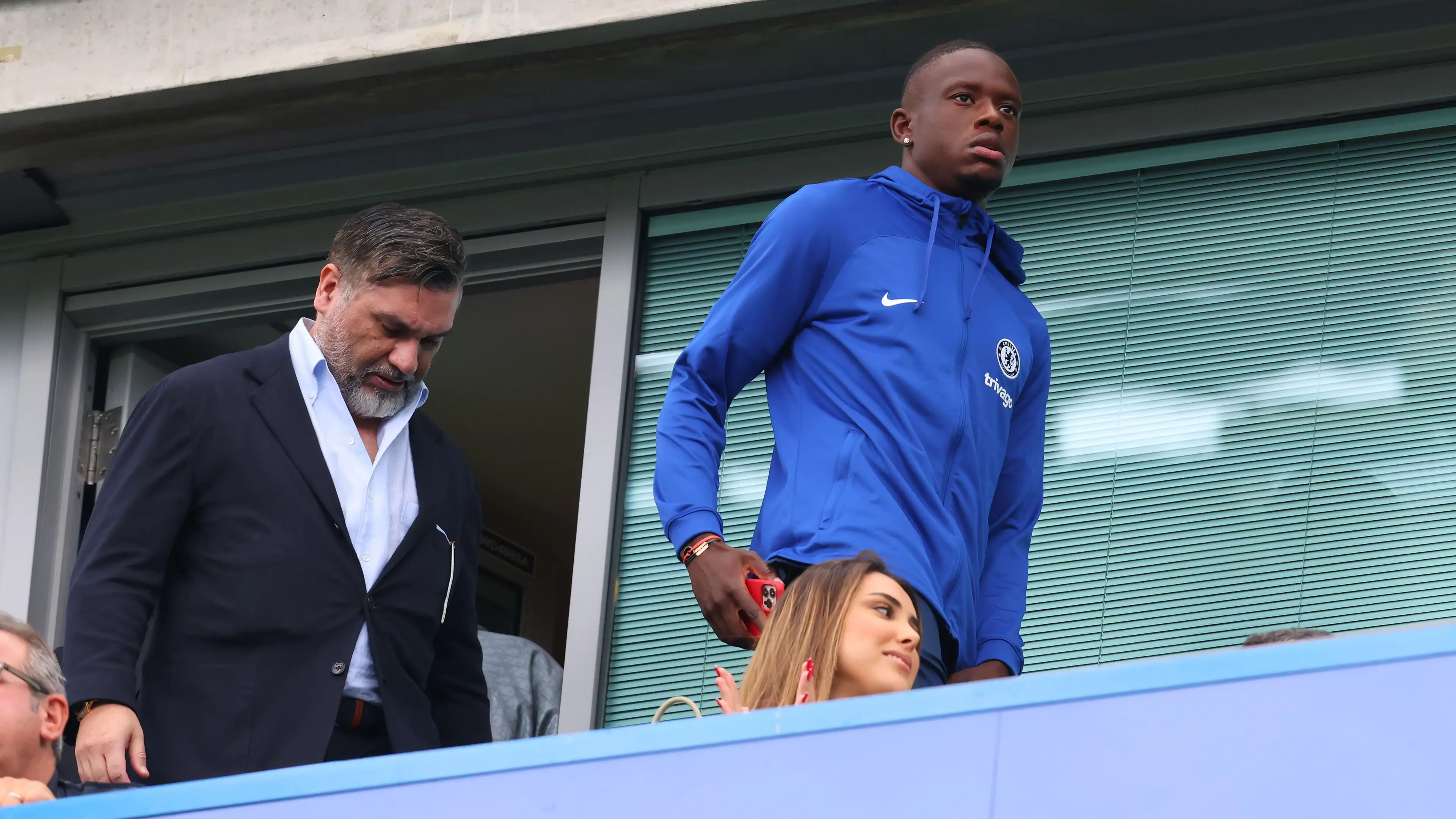 Denis Zakaria at Stamford Bridge for Chelsea vs West Ham United. (Alamy)