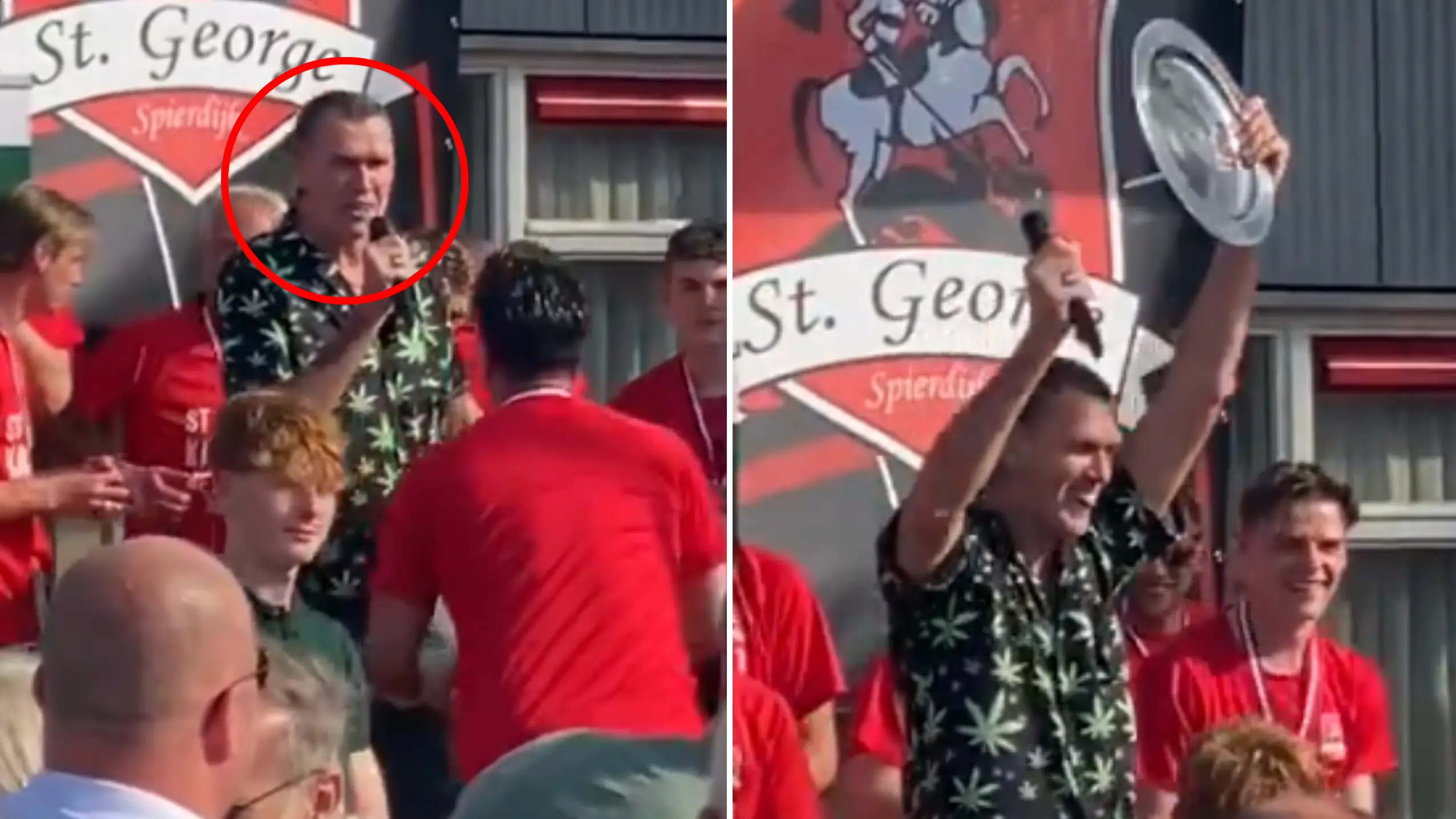 Dutch referee 'banned for life' after being spotted celebrating title with winning team