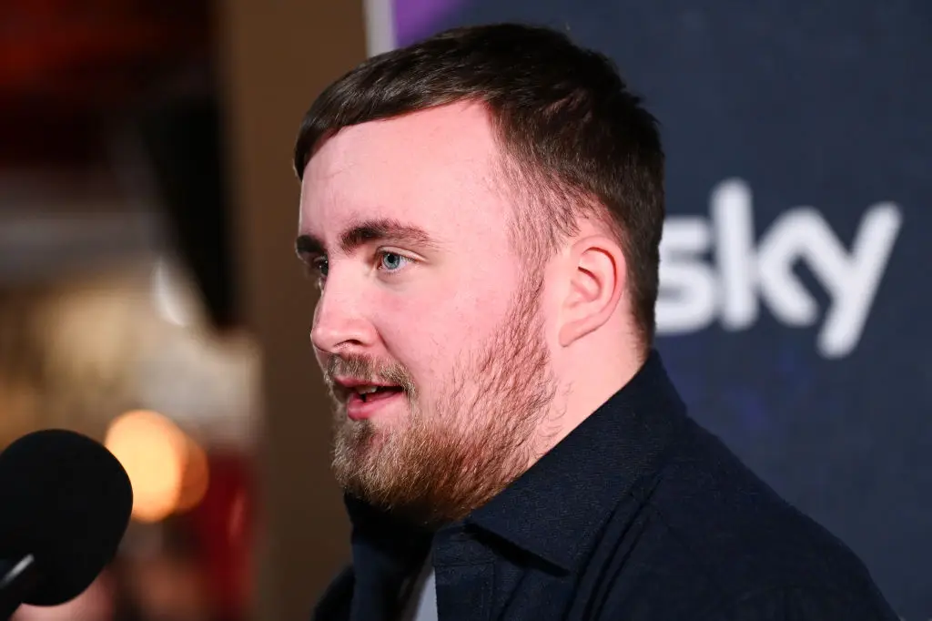 Luke Littler will compete in the PDC World Darts Championship this Saturday (Credit:Getty)