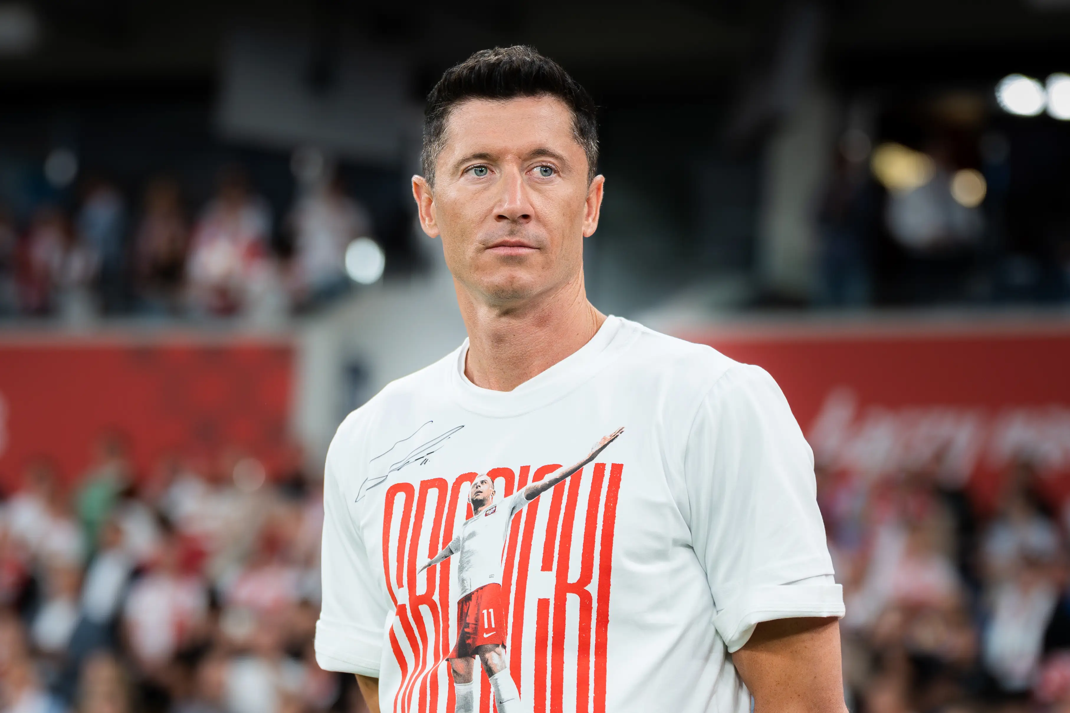 Robert Lewandowski has sensationally quit the Poland national team. Image: Getty