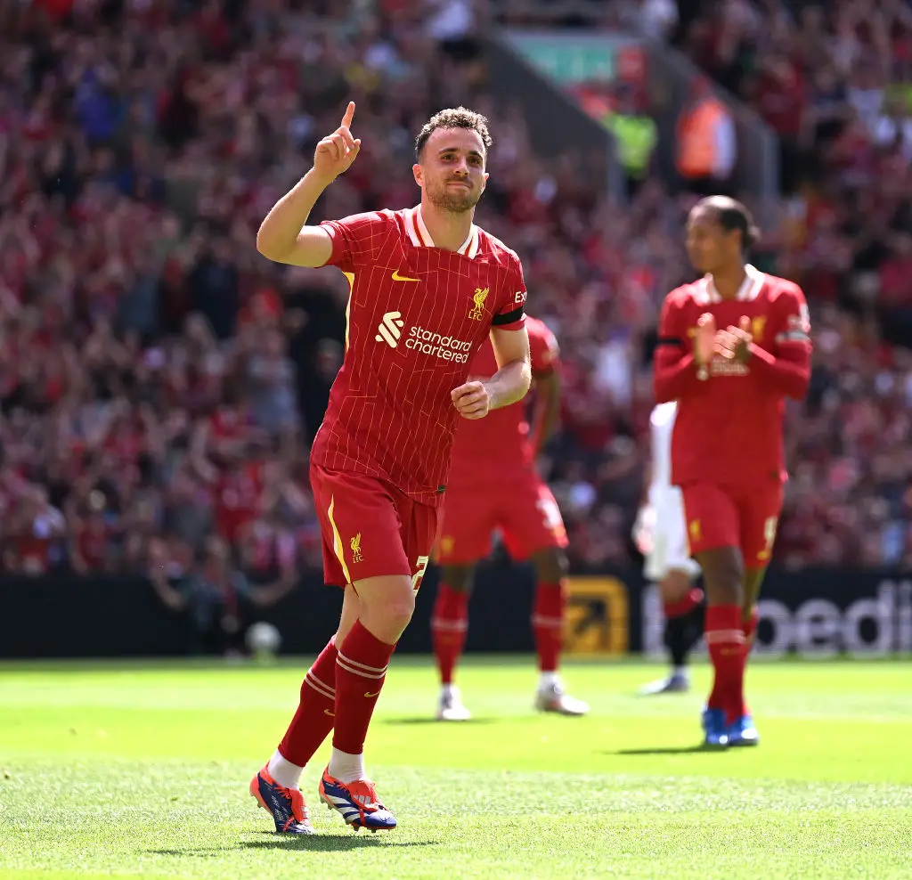 Diogo Jota scored the opening goal in Liverpool's 4-1 victory over Sevilla in pre season.